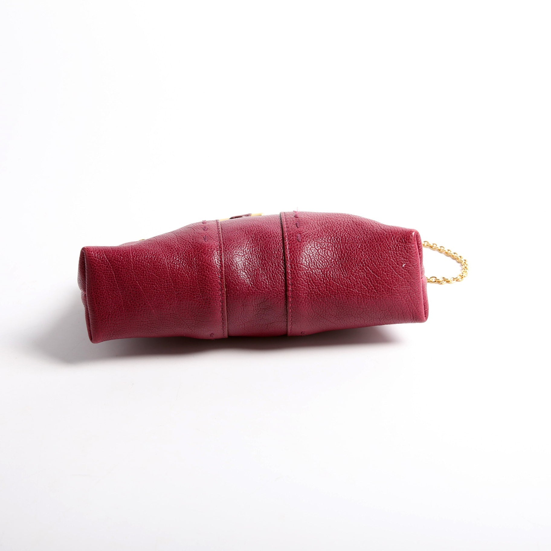 Saint Laurent 291201 Mini Muse Chain Calfskin Berry Bag