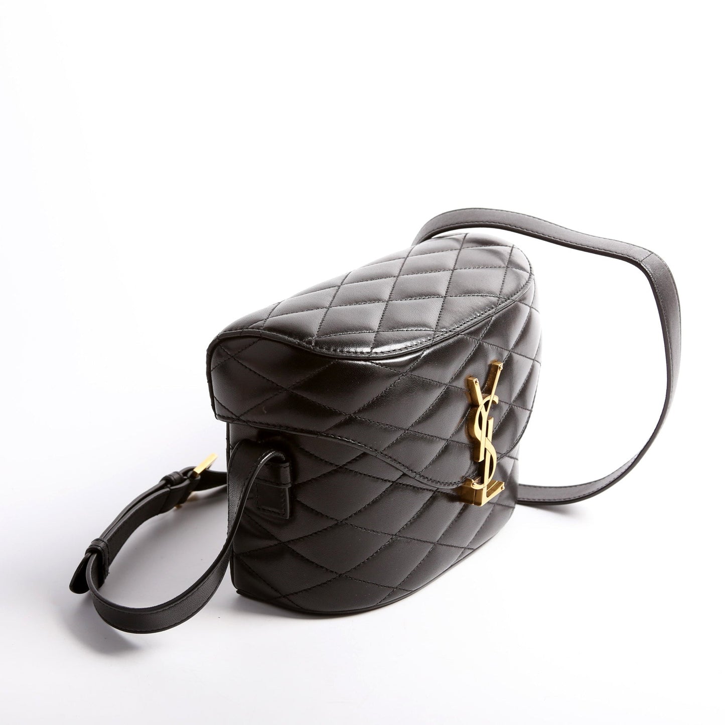 Saint Laurent June Quilted Box 710080 Black Bag