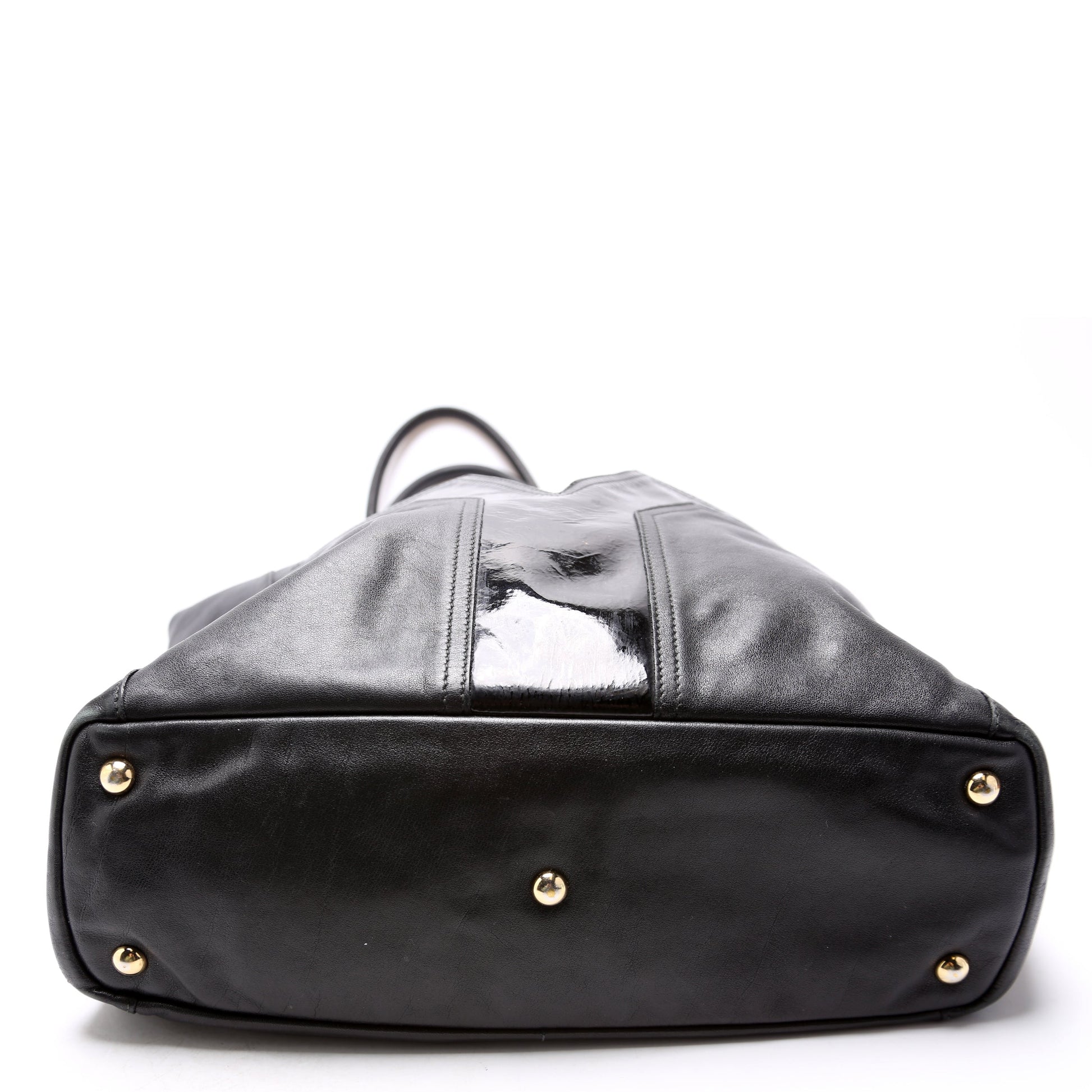 Saint Laurent Lucky Chyc Tote Calfskin 257213 Black Bag