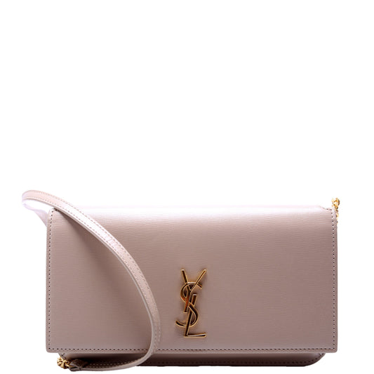 Saint Laurent 635095 Cassandra Phone Holder with Strap Tan Bag