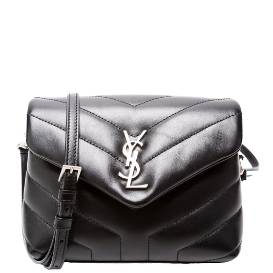 Saint Laurent LouLou Satchel Toy Crossbody 678401 Black Bag