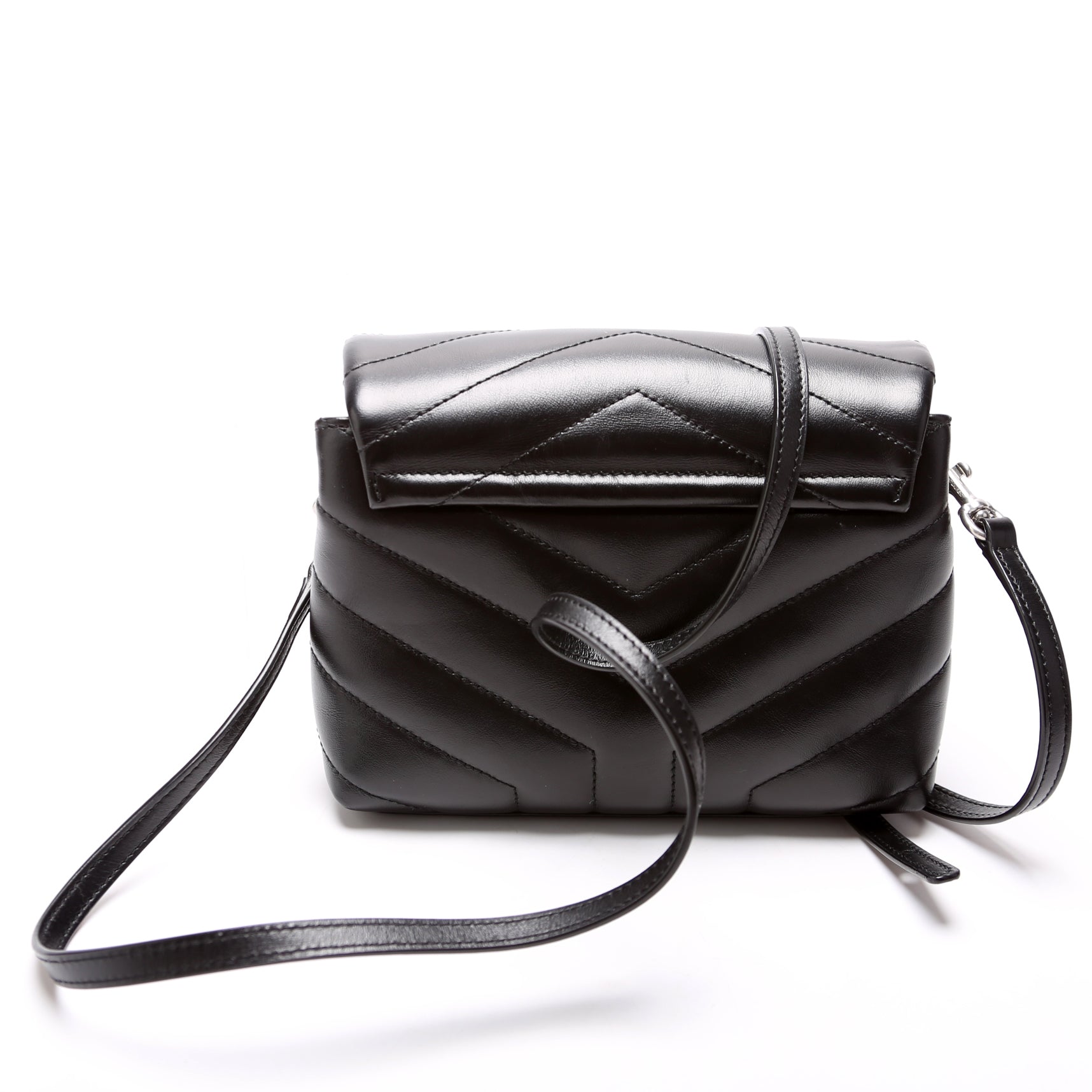Saint Laurent LouLou Satchel Toy Crossbody 678401 Black Bag