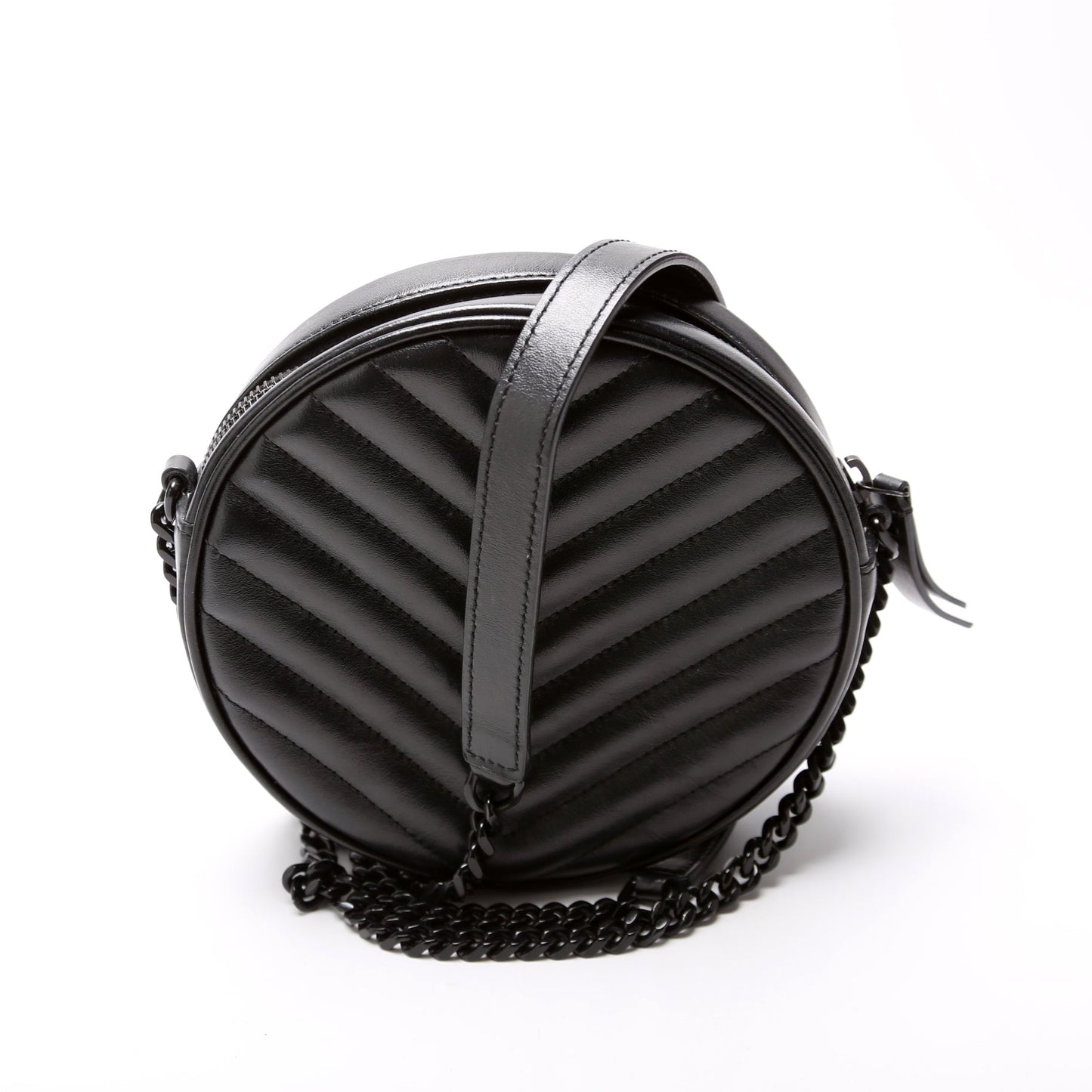 Saint Laurent Grain De Round Camera Black Bag