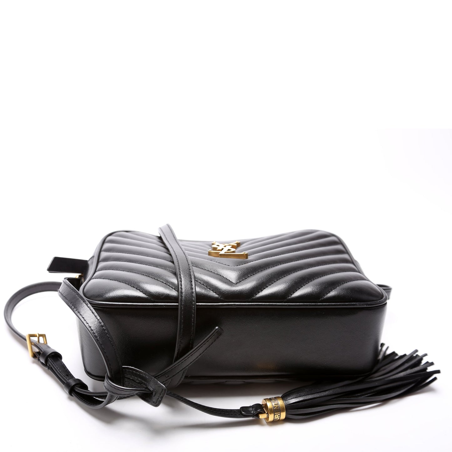 Saint Laurent Lou Camera Quilted 612544 Black Bag