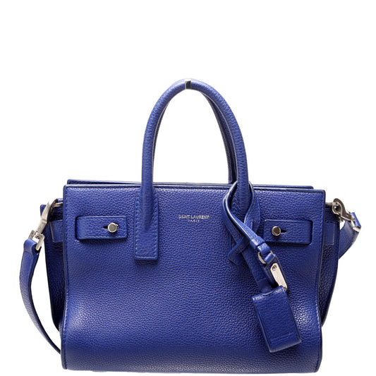 Saint Laurent Sac De Jour Baby Souple 485019 Blue Bag