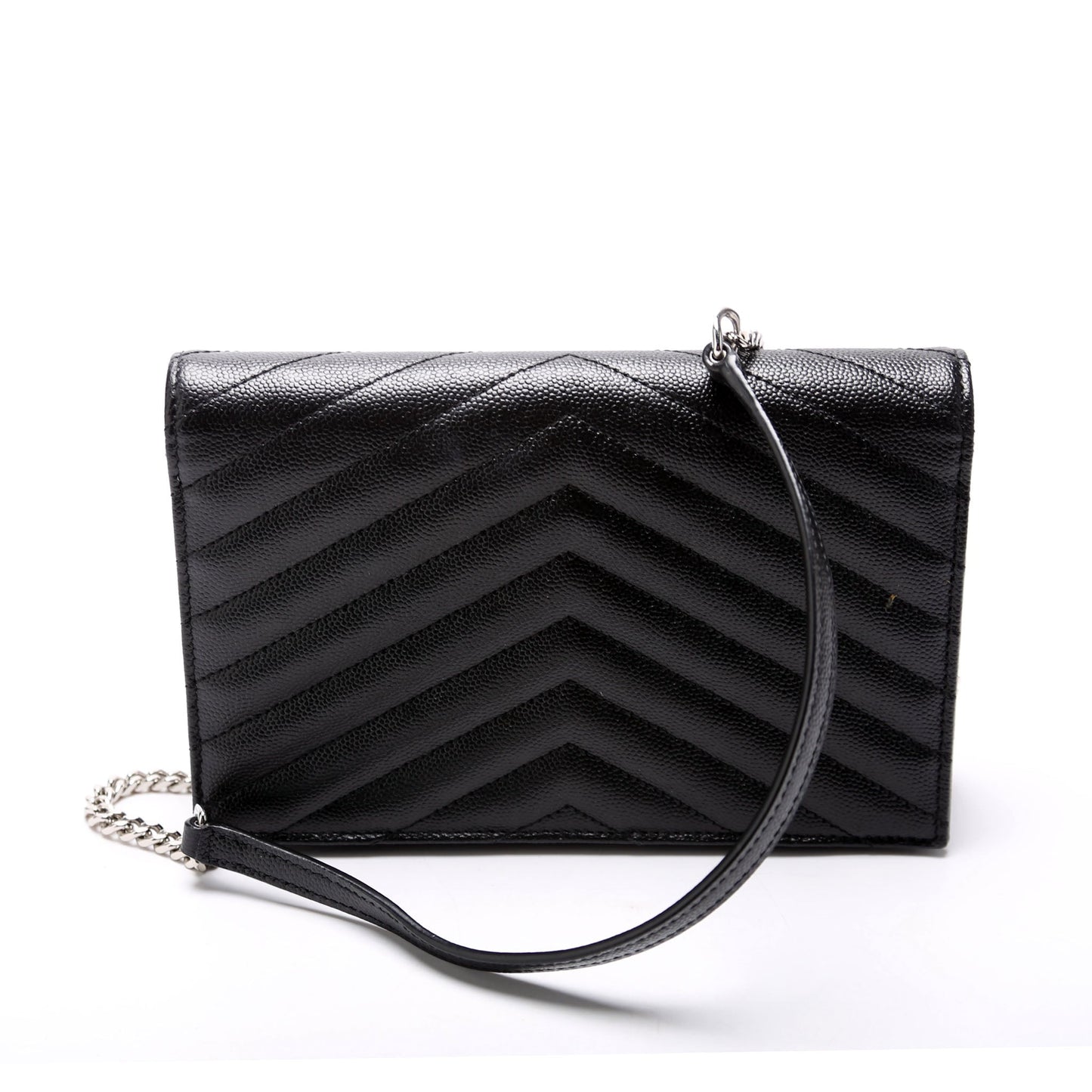 Saint Laurent Envelope Chain Wallet Black Bag