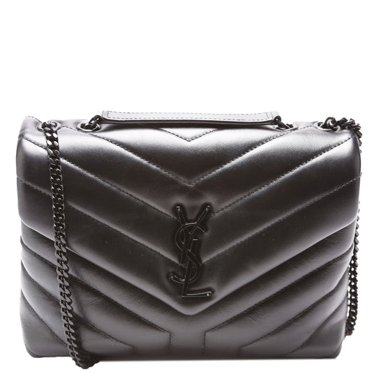 Saint Laurent LouLou Satchel Small 494699 Black Bag