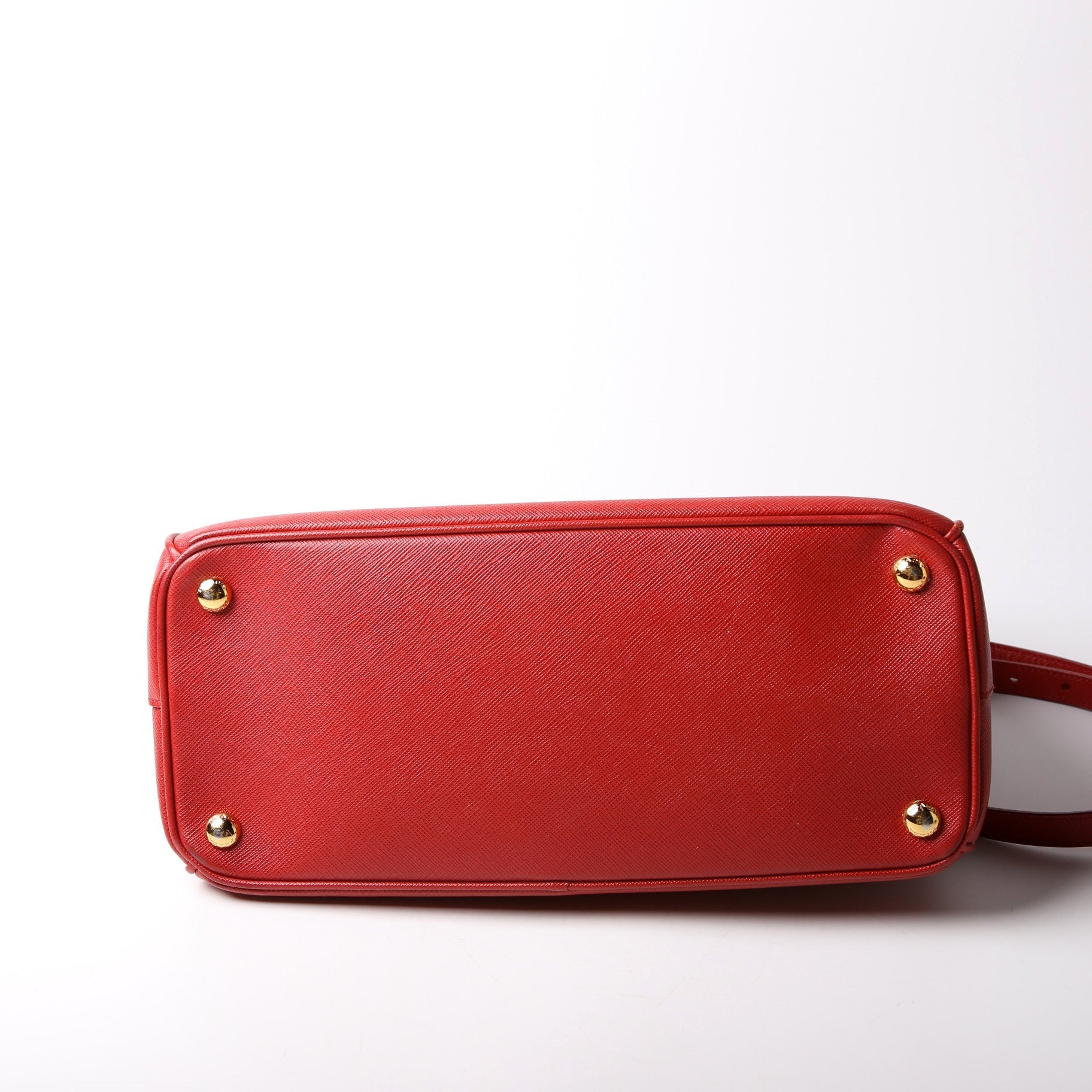 Prada Saffiano Galleria Medium Red Bag