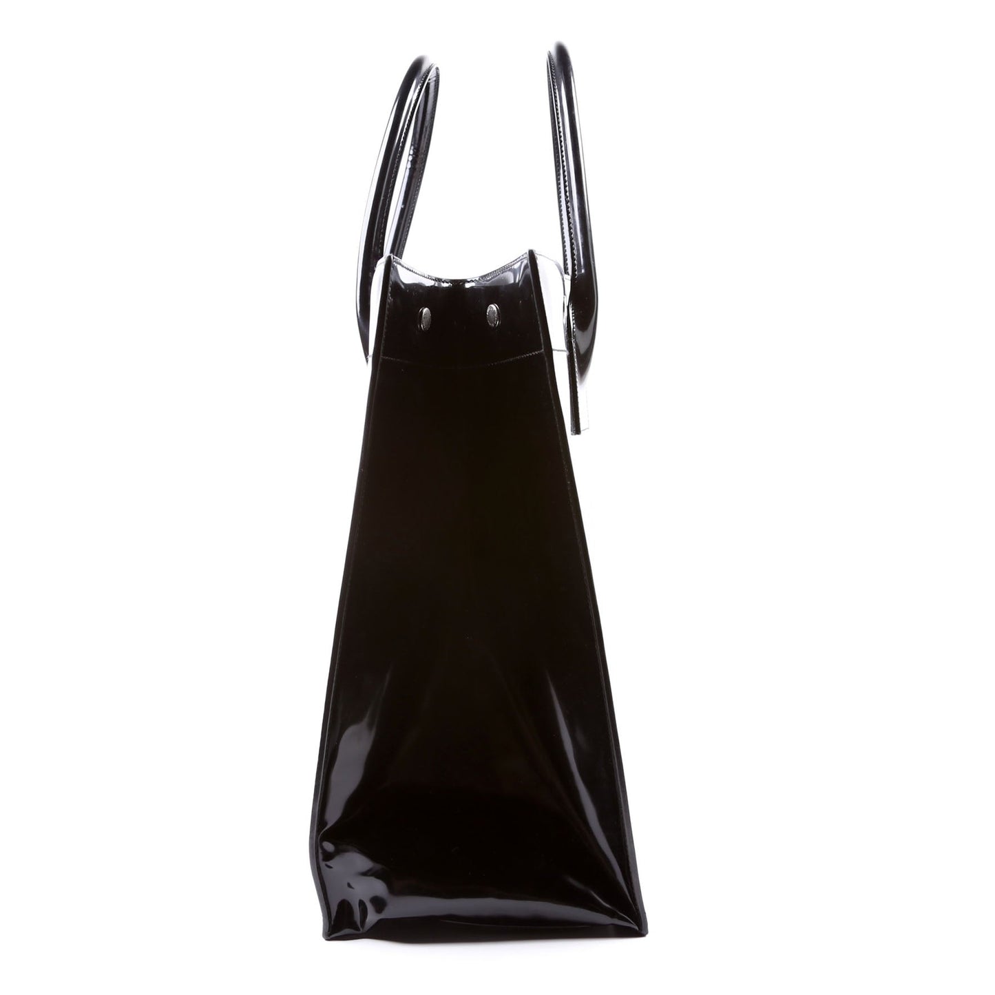 Saint Laurent Rive Gauche Patent Calfskin 587273 Black Bag