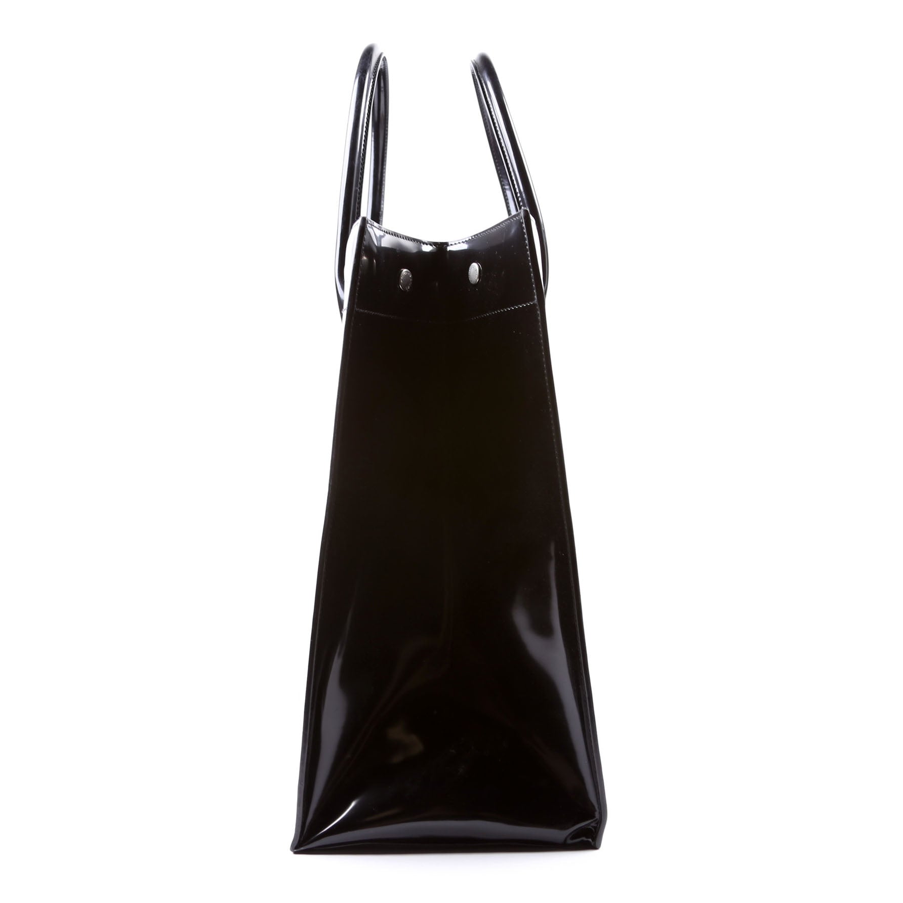 Saint Laurent Rive Gauche Patent Calfskin 587273 Black Bag