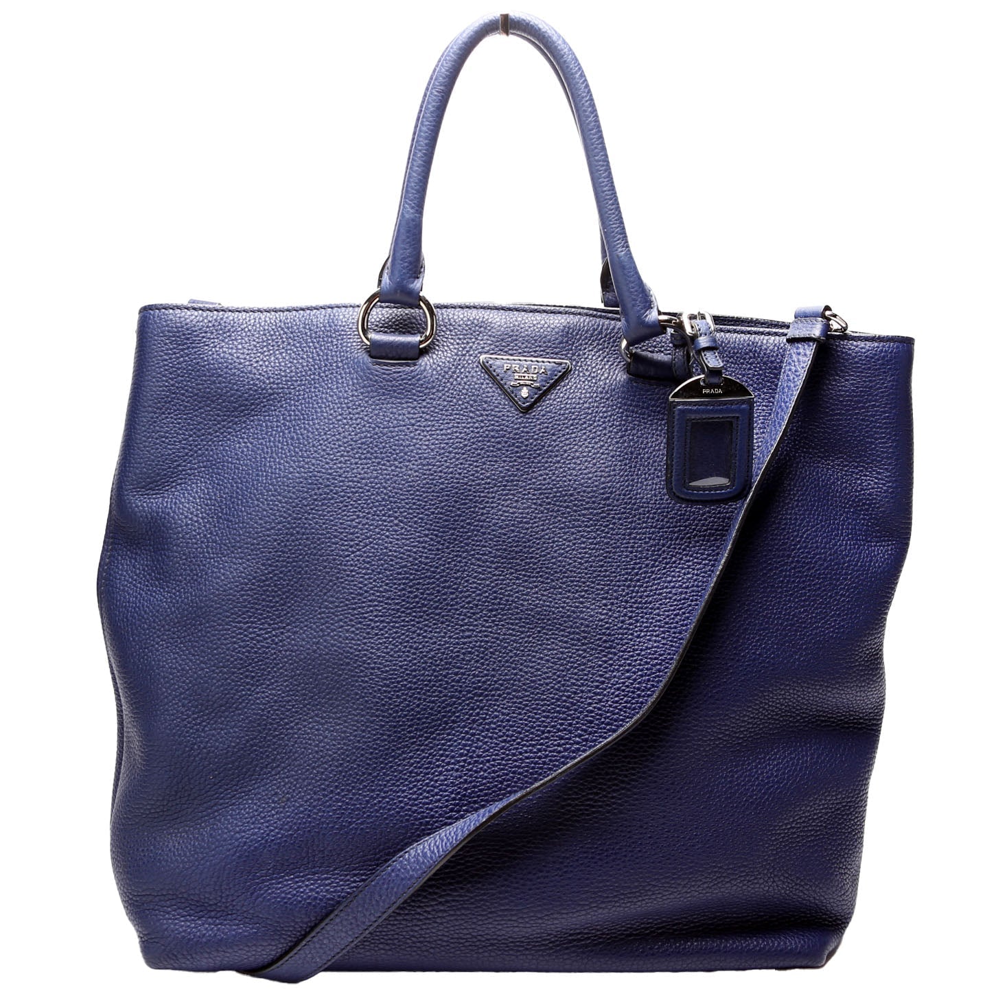 Prada Soft Calf Large Shopping Tote Bag