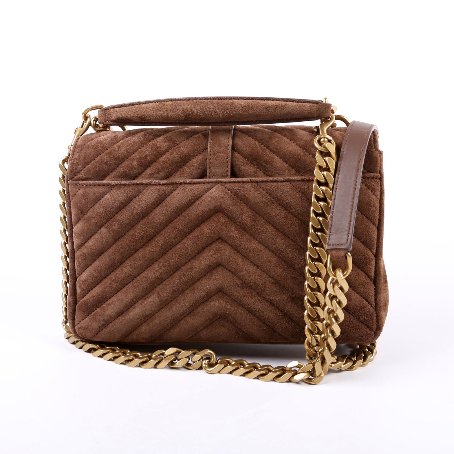 Saint Laurent College Medium Suede 600279 Bag