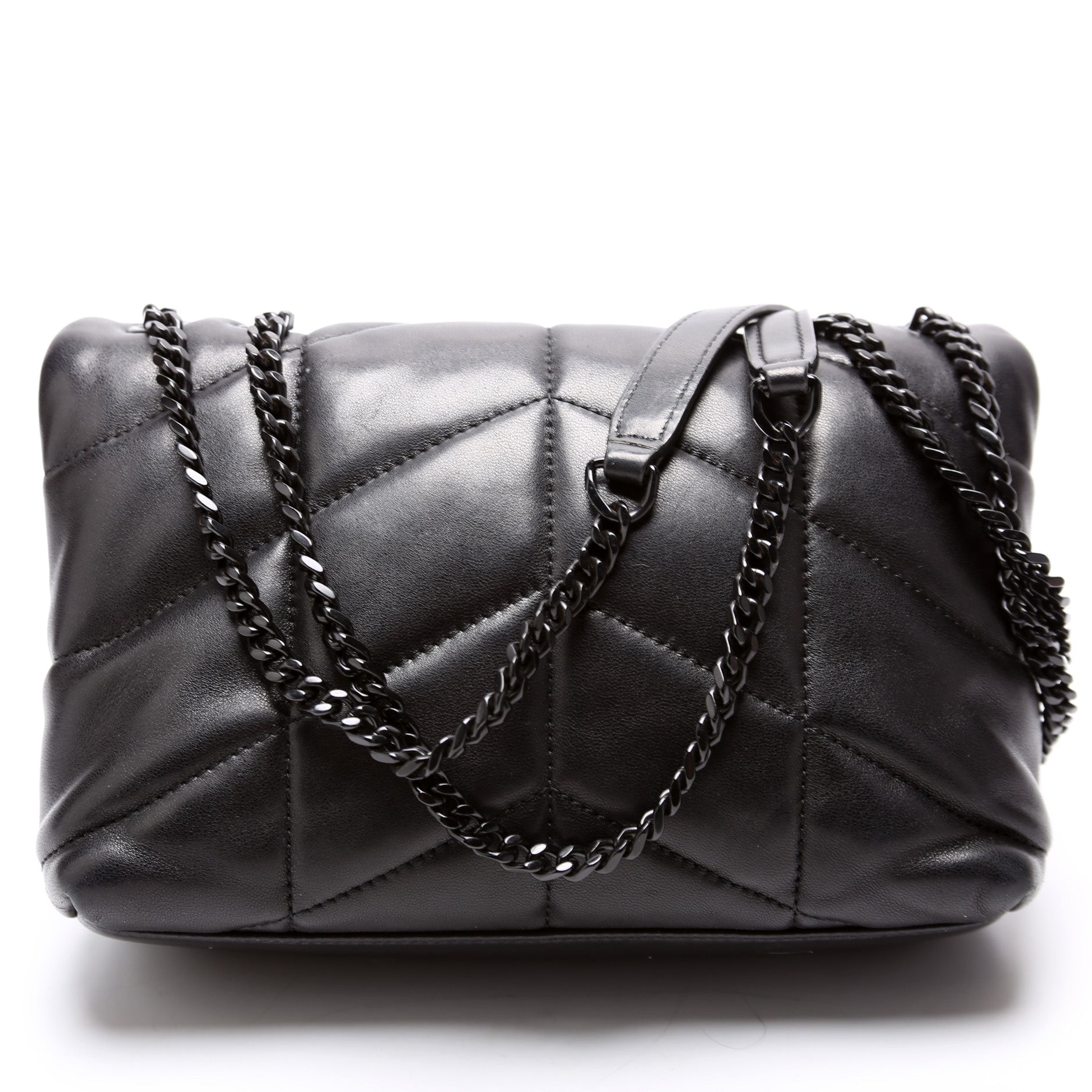 Saint Laurent 759337 Loulou Toy Quilted Lambskin Black Bag