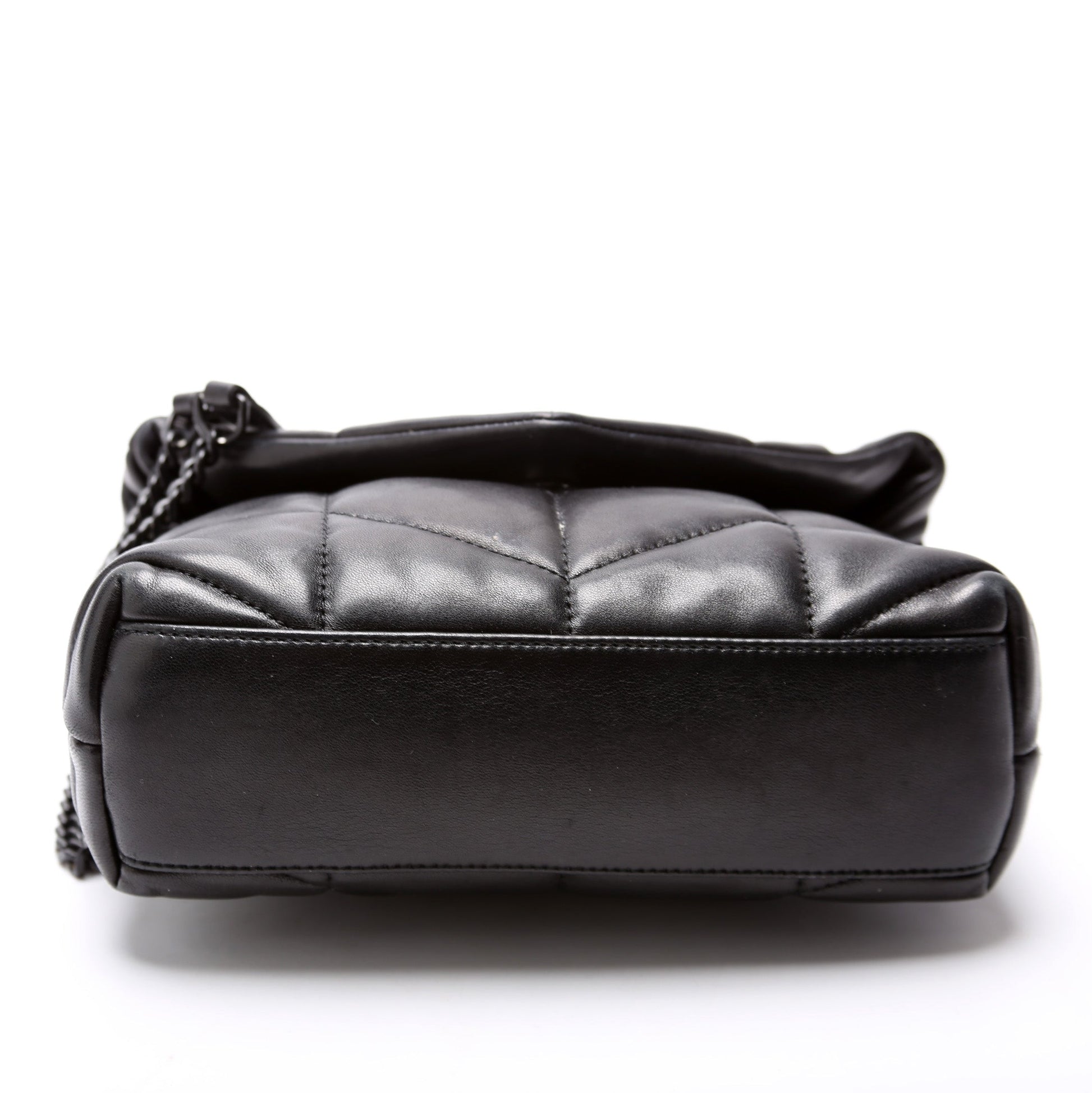 Saint Laurent 759337 Loulou Toy Quilted Lambskin Black Bag