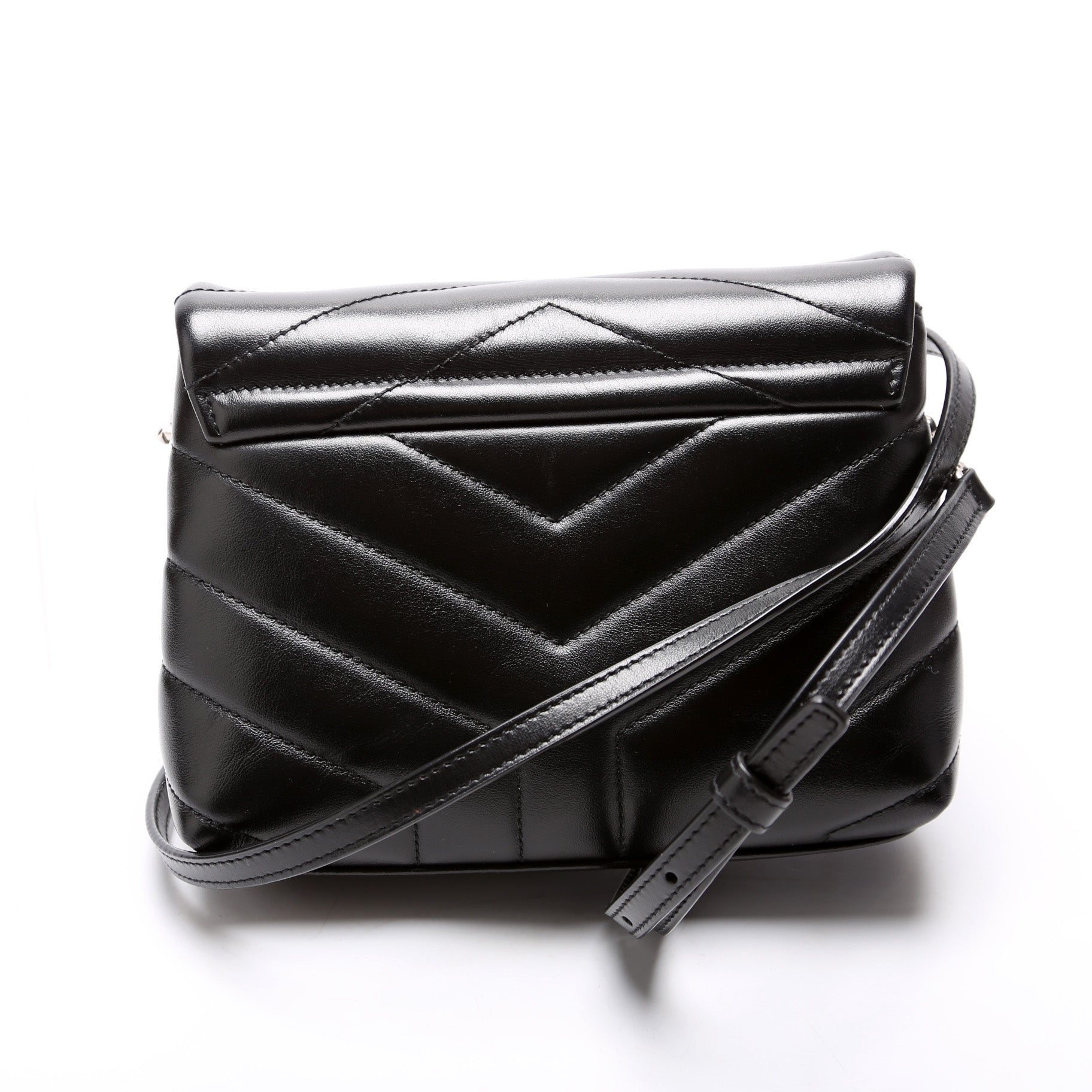 Saint Laurent Loulou Satchel Toy Crossbody 678401 Black Bag