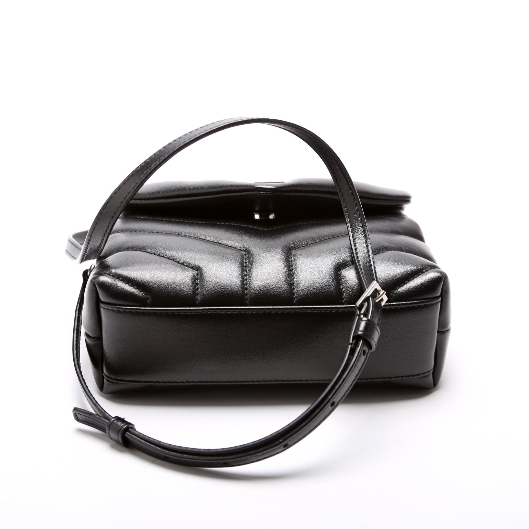 Saint Laurent Loulou Satchel Toy Crossbody 678401 Black Bag