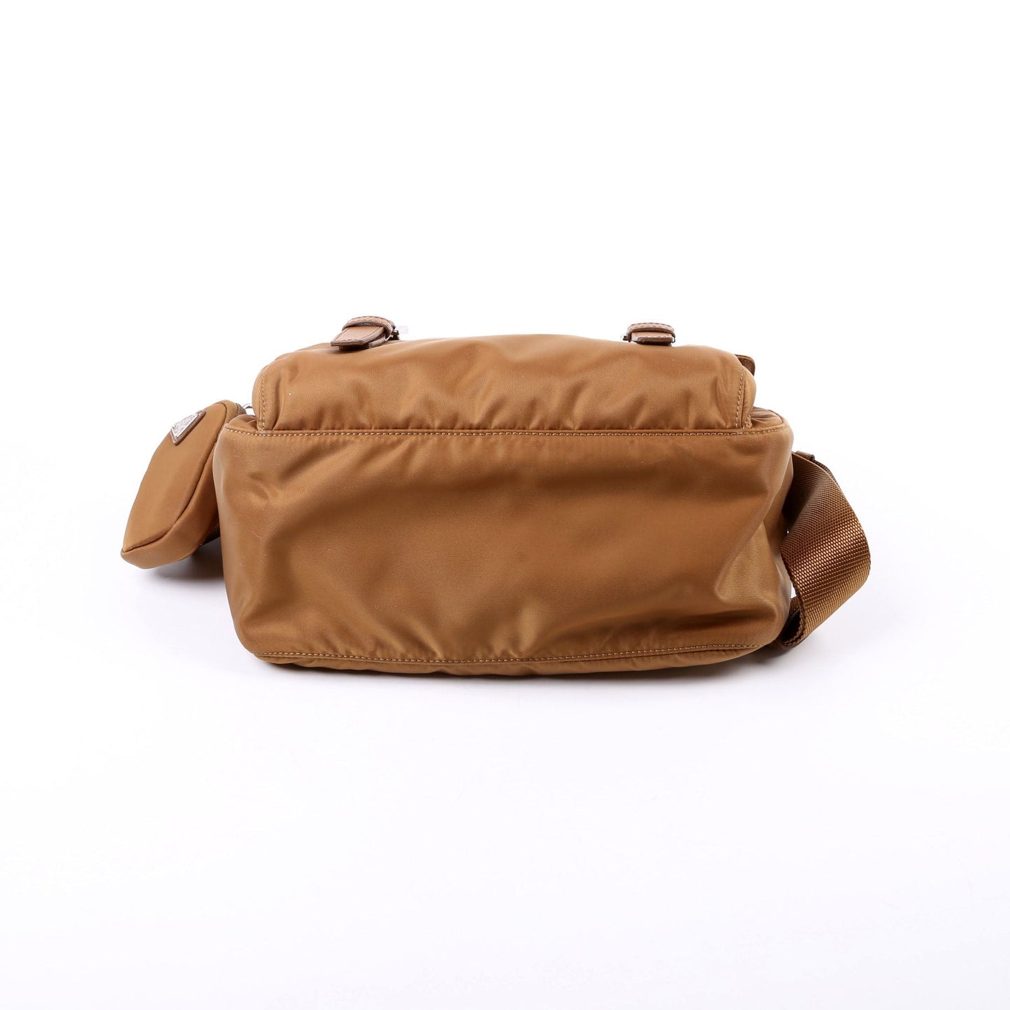 Prada Re-Nylon Shoulder Brown Bag