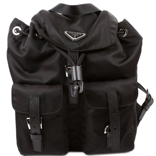 Prada Re-Nylon Backpack Small Black Bag