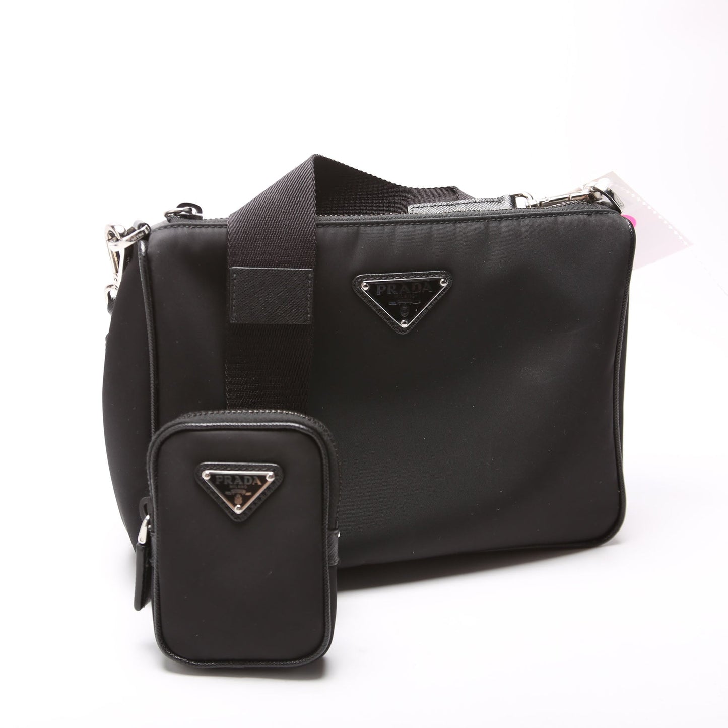 Prada Re-Nylon/Saffiano Shoulder Bag