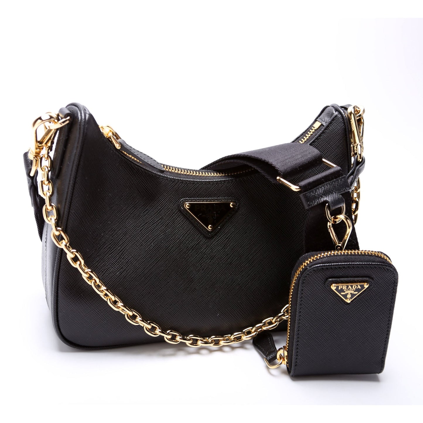 Prada Saffiano Re-Edition 2005 Black Bag