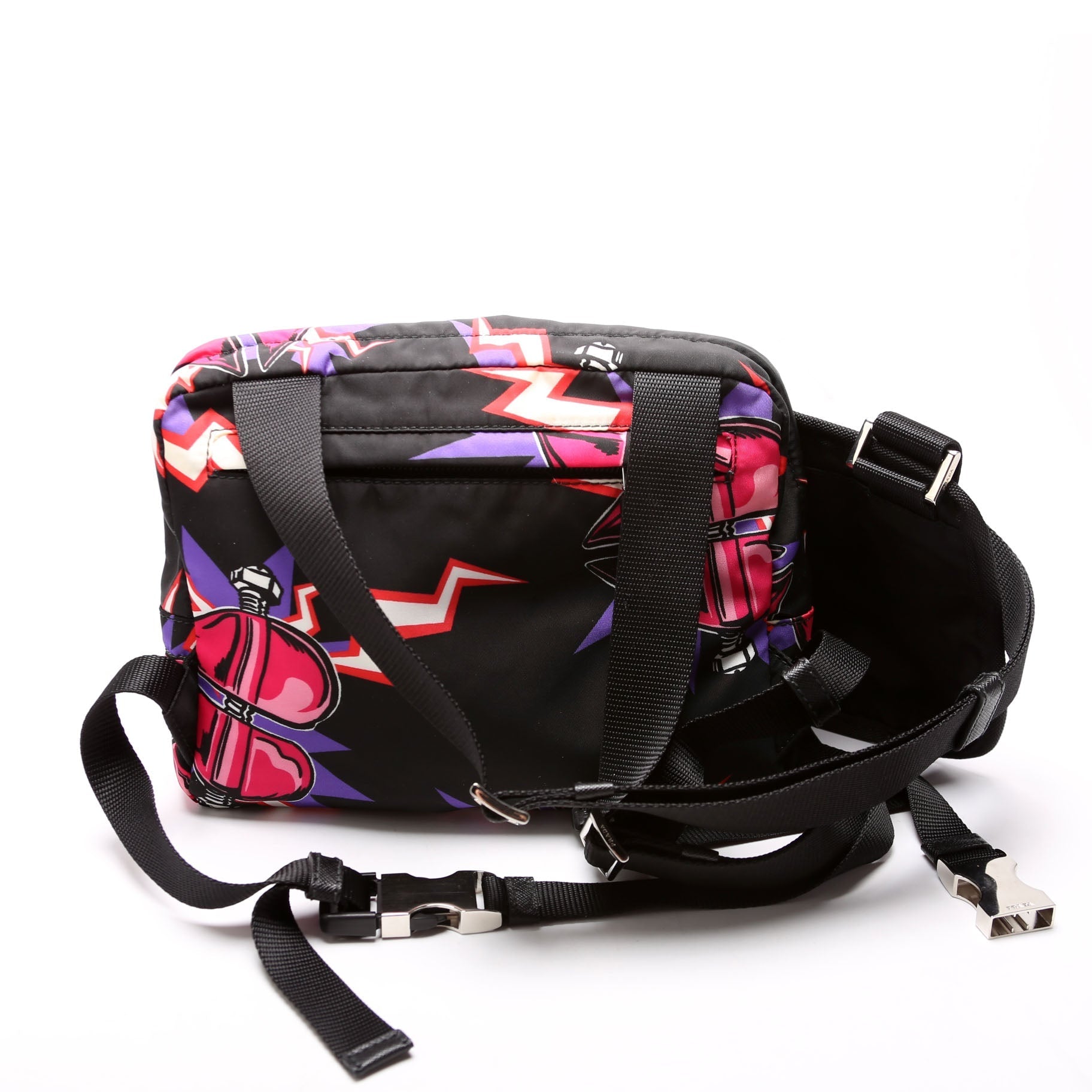 Prada Tessuto Heart Frankenstein Bag