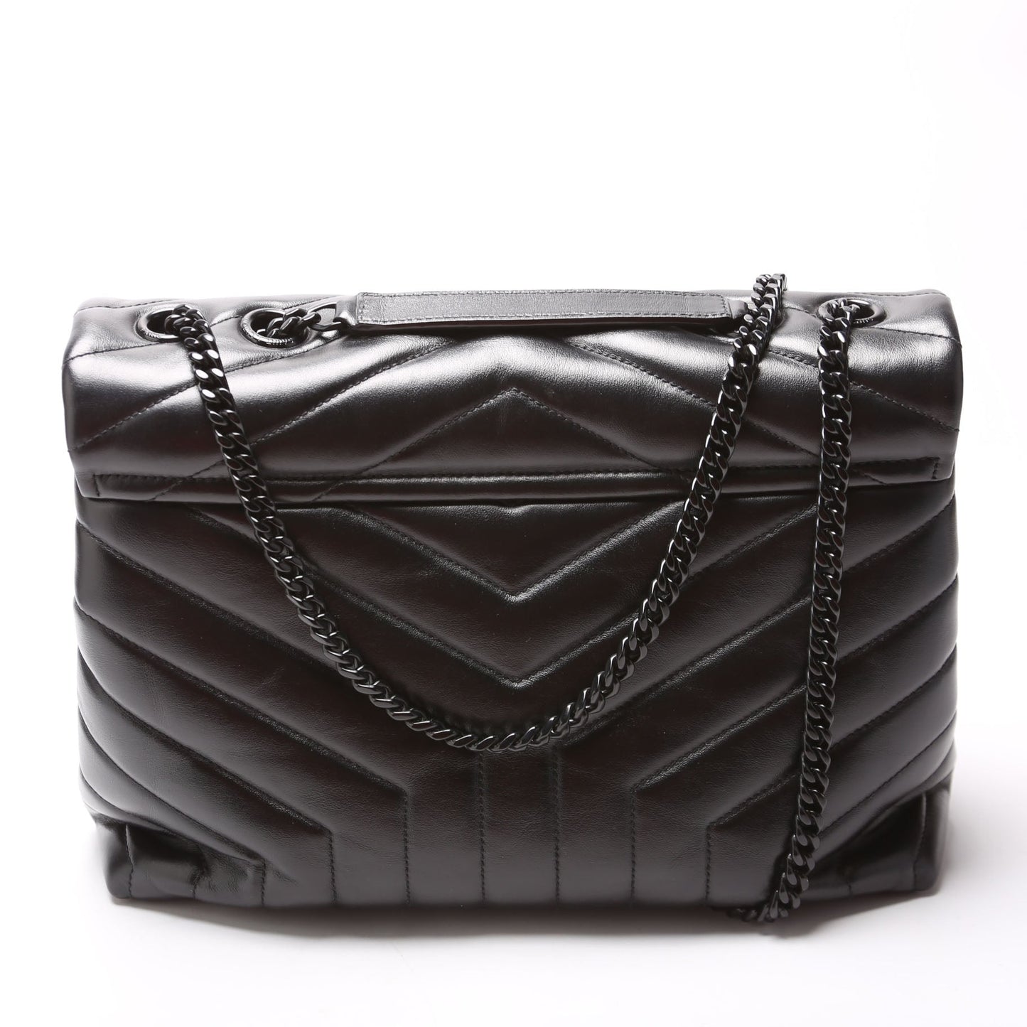Saint Laurent LouLou Medium Quilted 574946 Black Bag