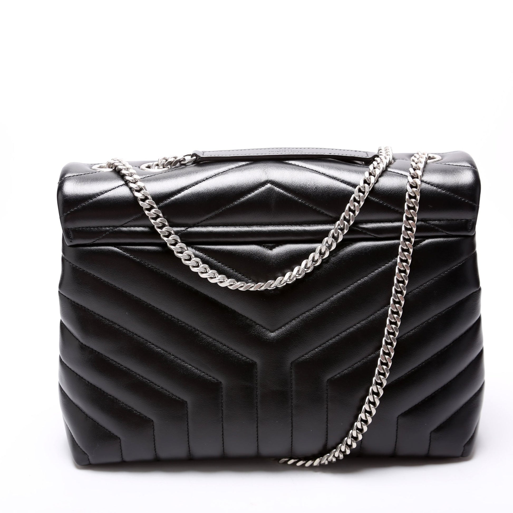 Saint Laurent LouLou Medium Quilted 574946 Black Bag