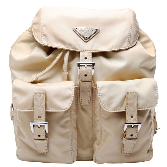 Prada Re-Nylon Backpack Small Tan Bag