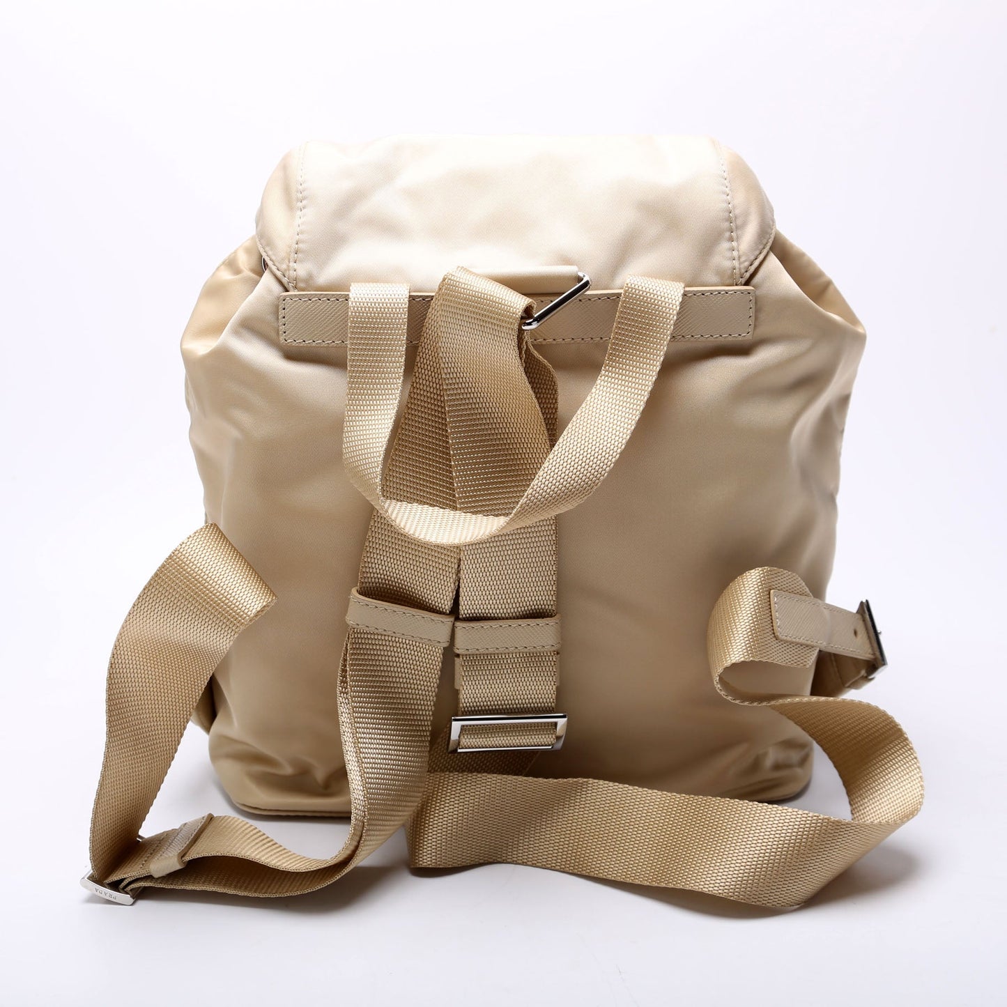 Prada Re-Nylon Backpack Small Tan Bag