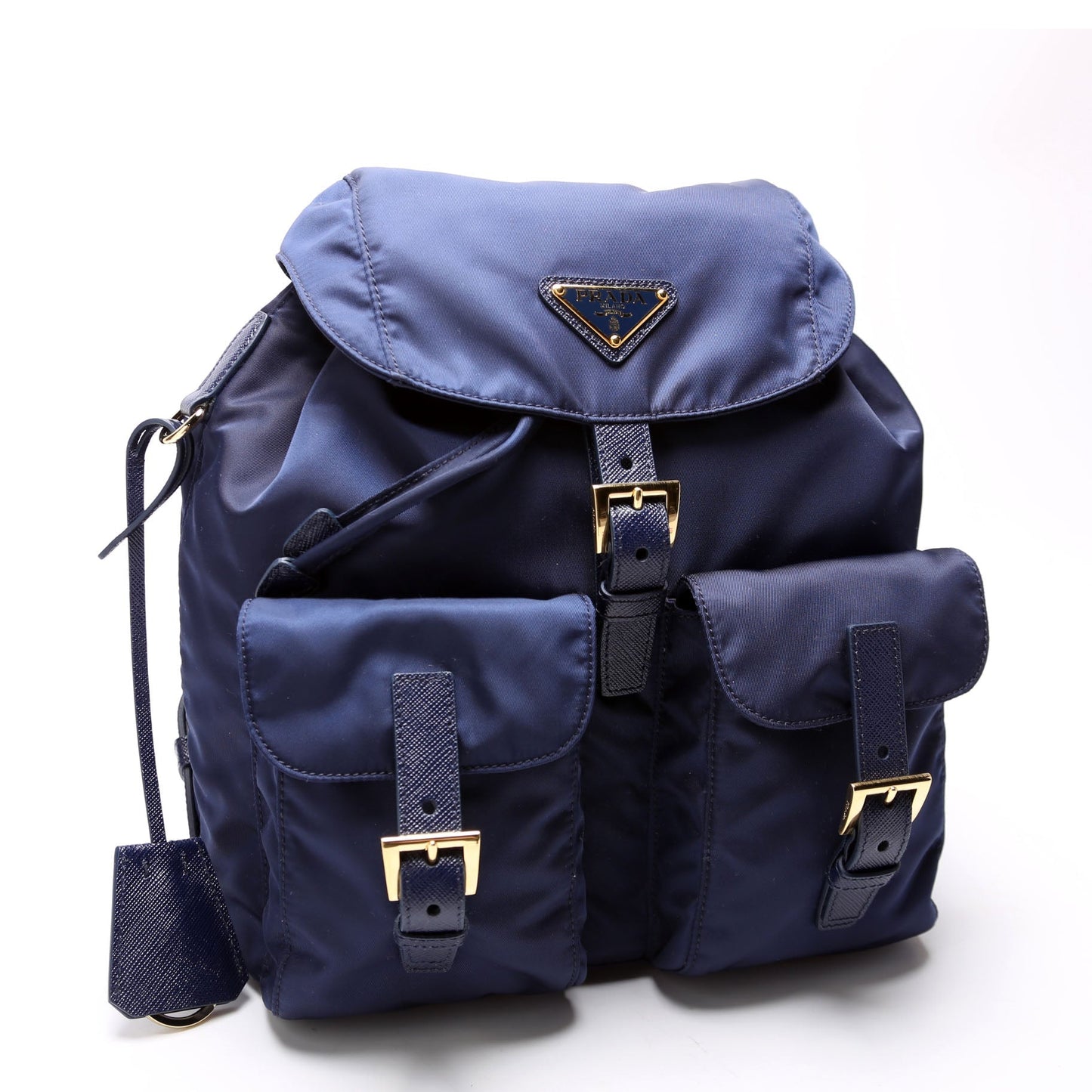 Prada Re-Nylon Backpack Small Blue Bag