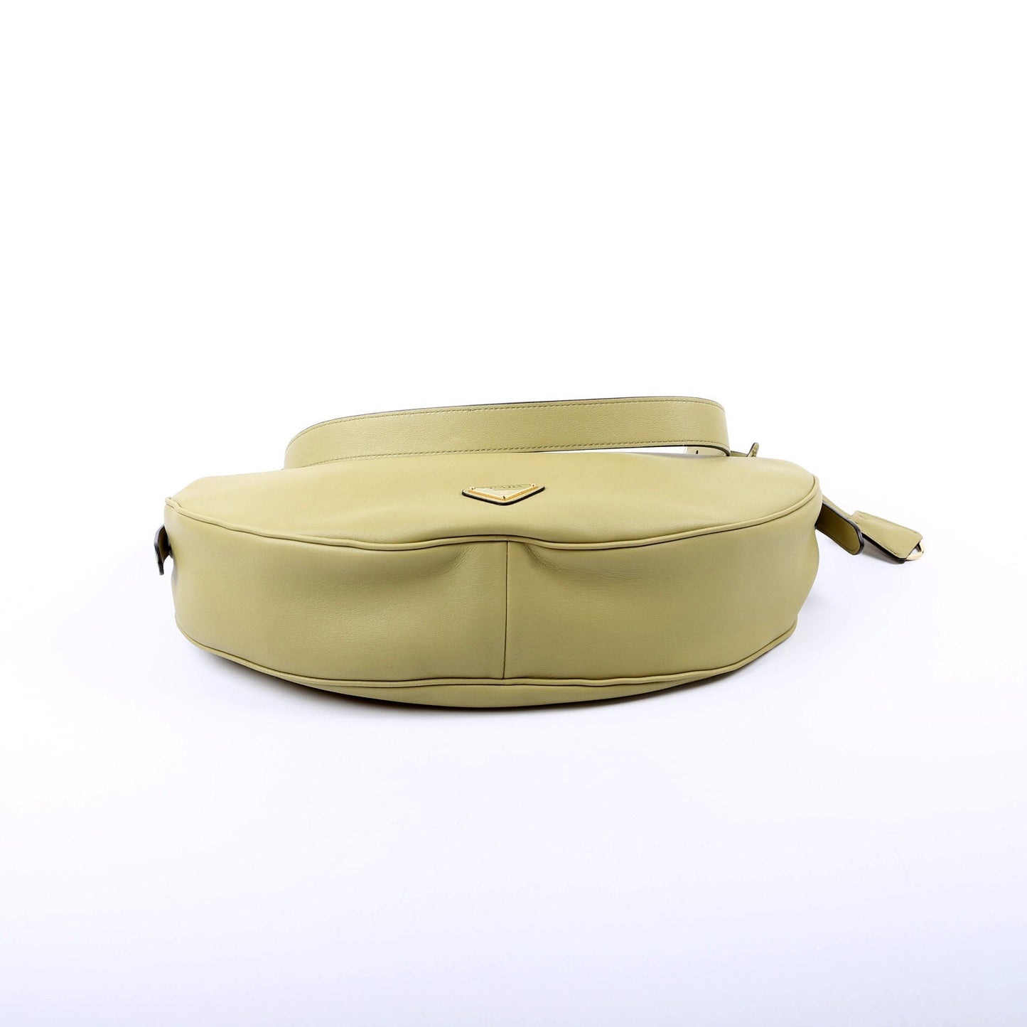 Prada Demi-Lune Calfskin Shoulder Large Bag