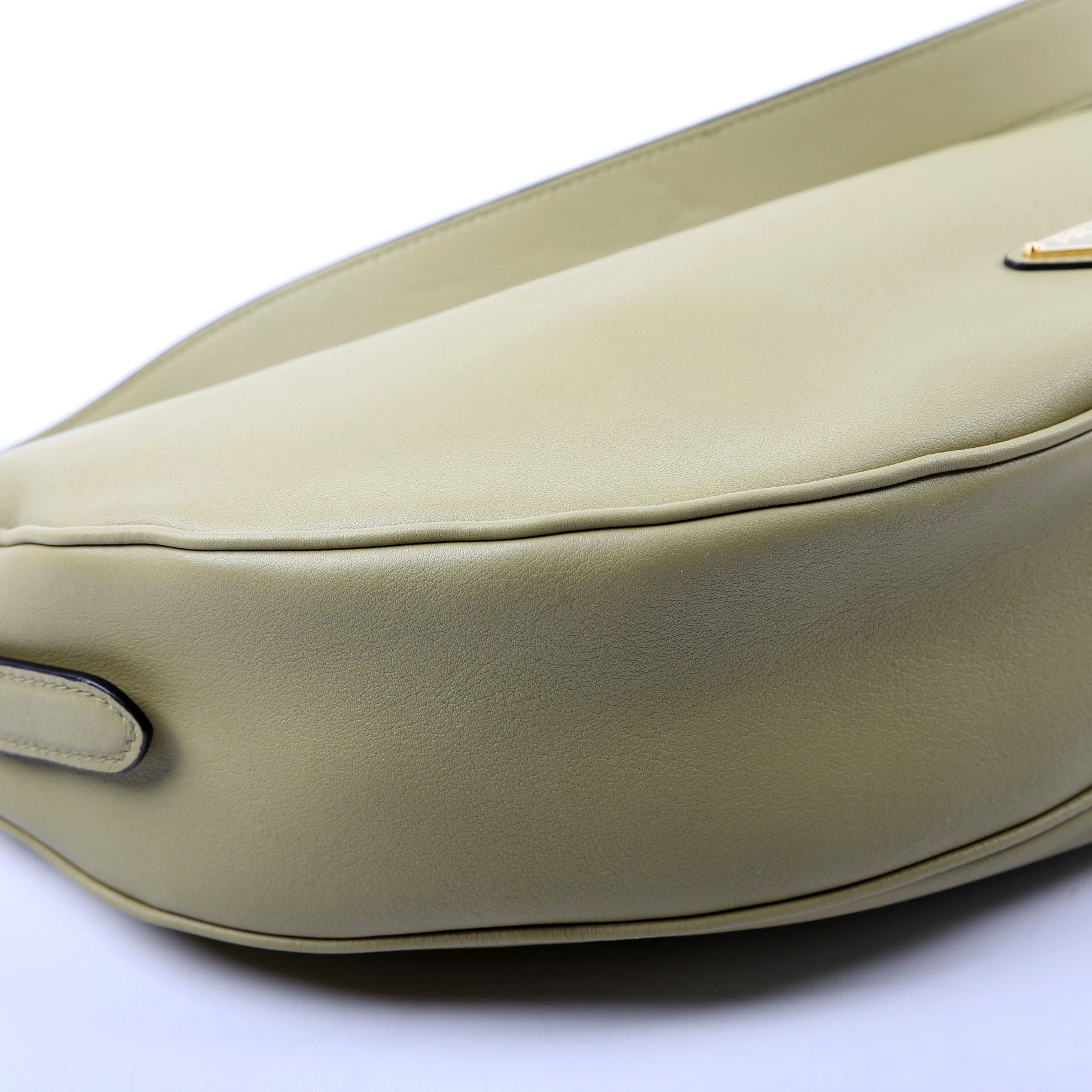 Prada Demi-Lune Calfskin Shoulder Large Bag