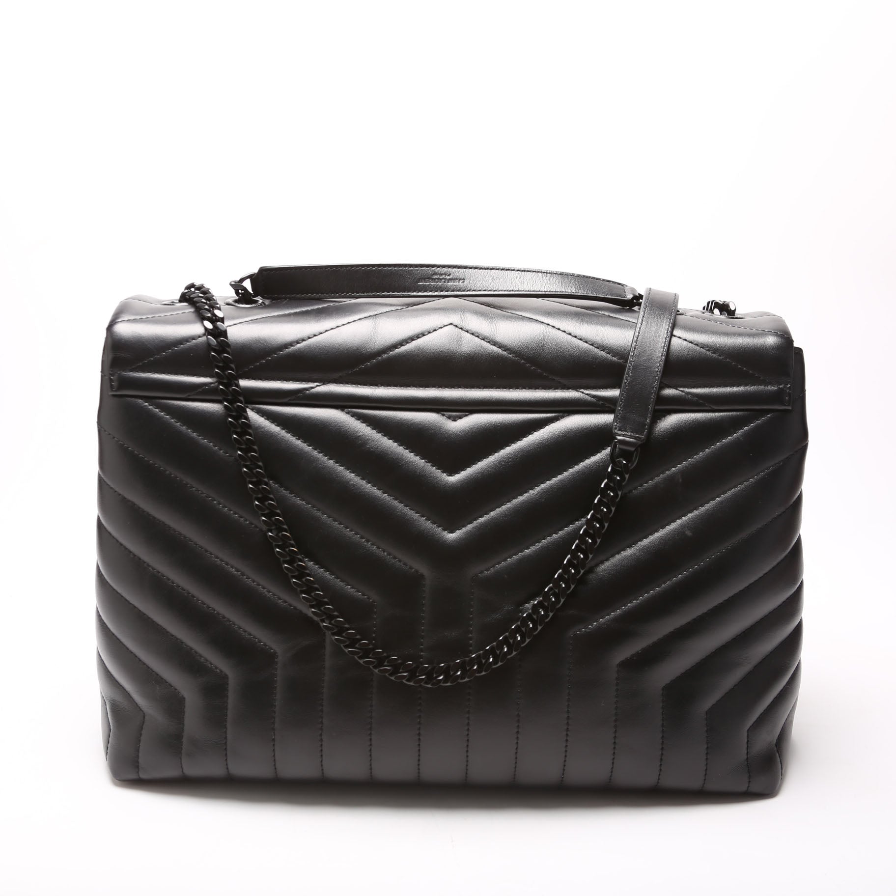 Saint Laurent LouLou Satchel Large 574947 Black Bag