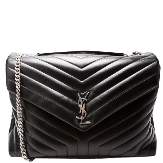 Saint Laurent LouLou Satchel Large 574947 Black Bag
