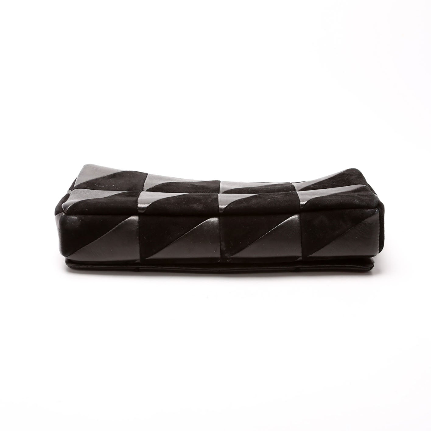 Saint Laurent Leather/Suede Patchwork Jamie 99 Medium 602026 Black Bag
