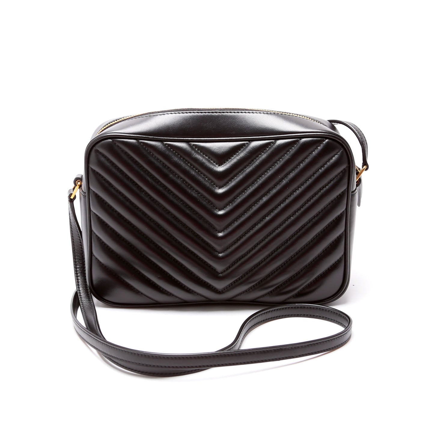 Saint Laurent Lou Camera Quilted 612544 Black Bag