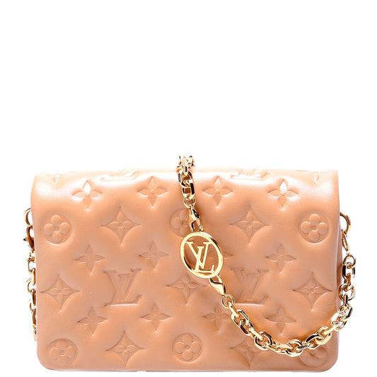 Louis Vuitton Pochette Coussin Tan