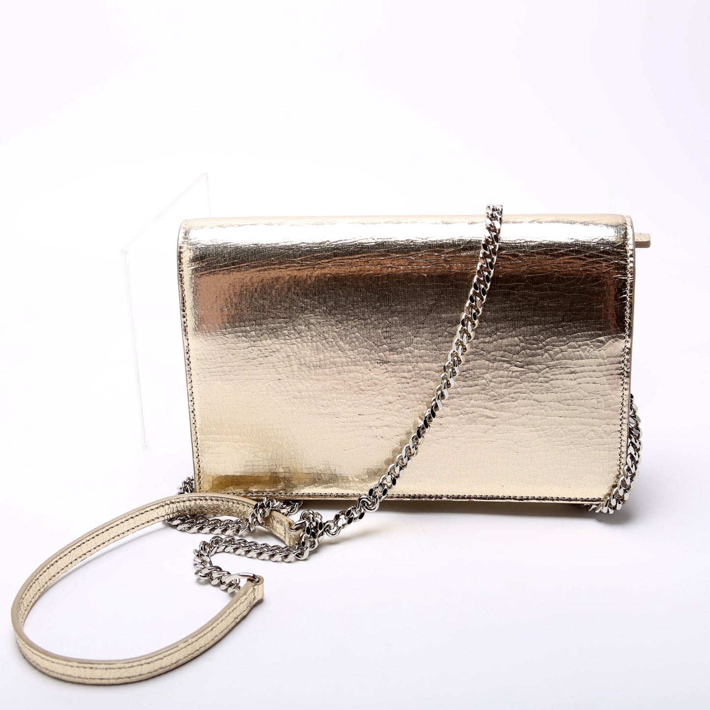Saint Laurent Kate Tassel Chain Wallet 452159 Gold Bag