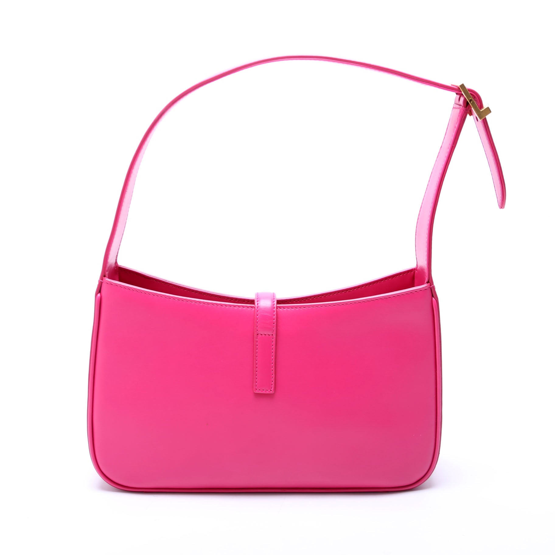 Saint Laurent 657228 Le 5 A 7 Hobo Leather Pink Bag