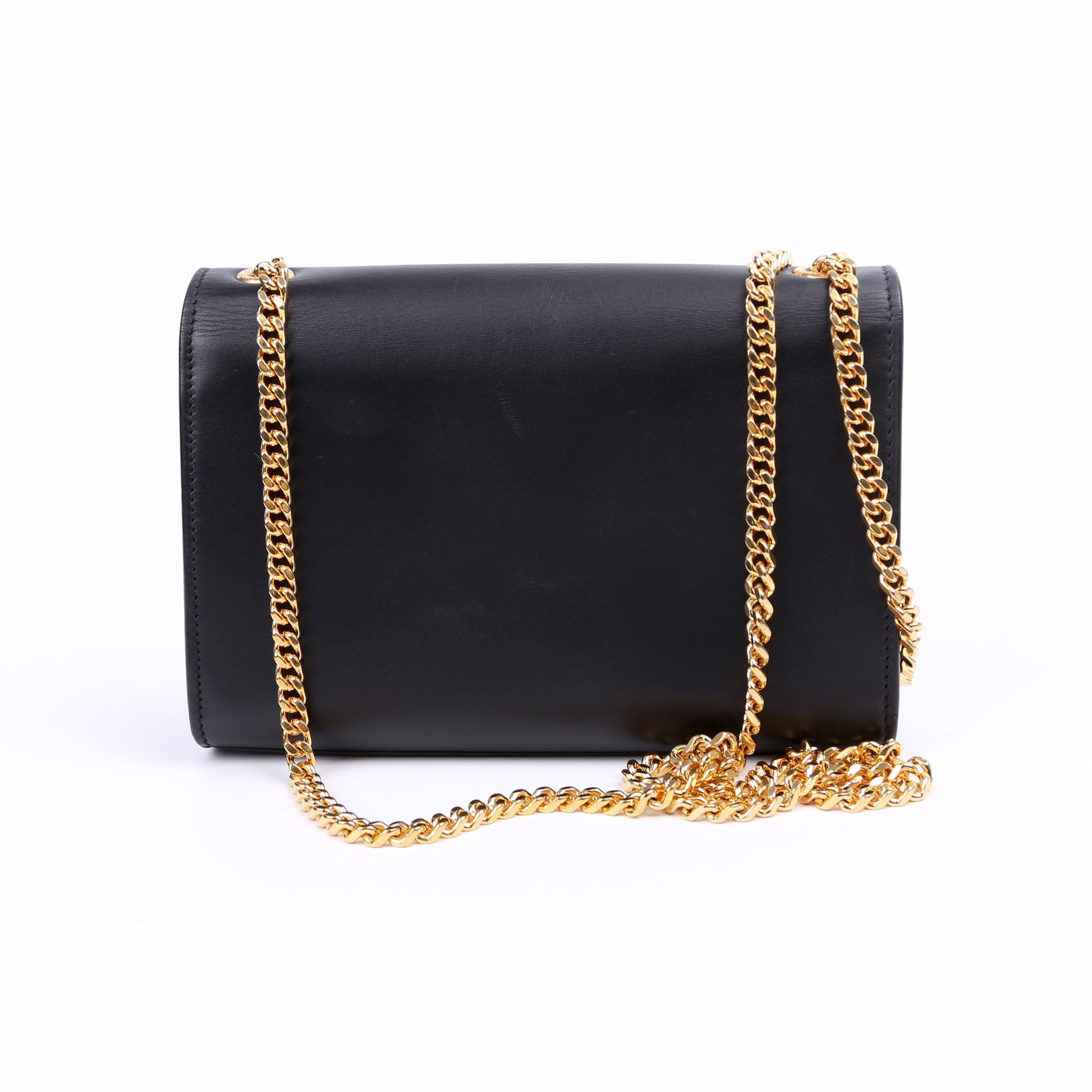 Saint Laurent Kate Tassel Satchel Small Black Bag