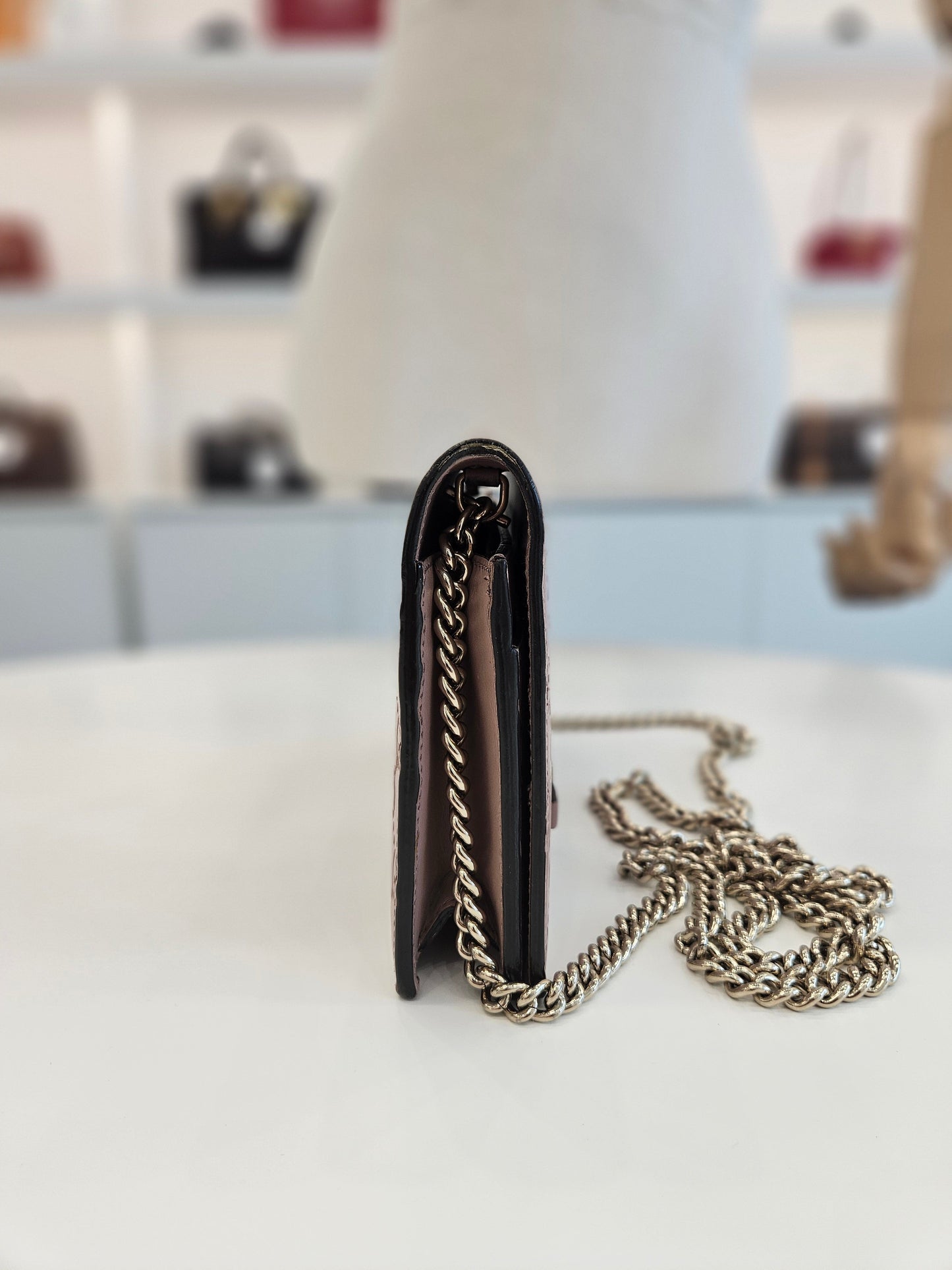 Gucci Chain Leather Crossbody