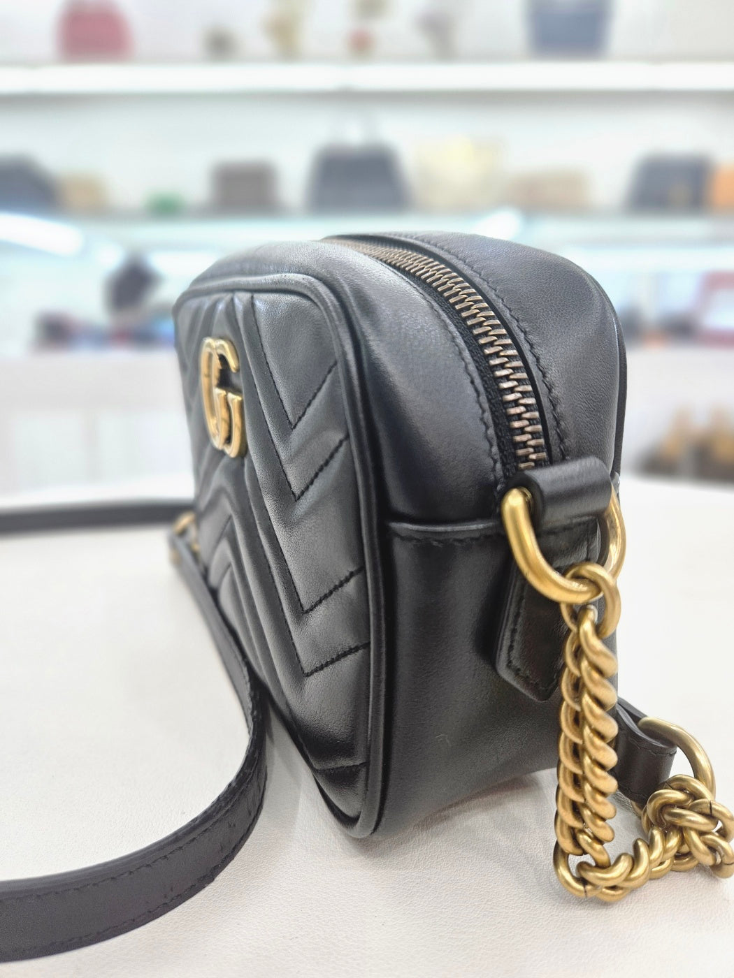 Gucci Leather Mini Crossbody