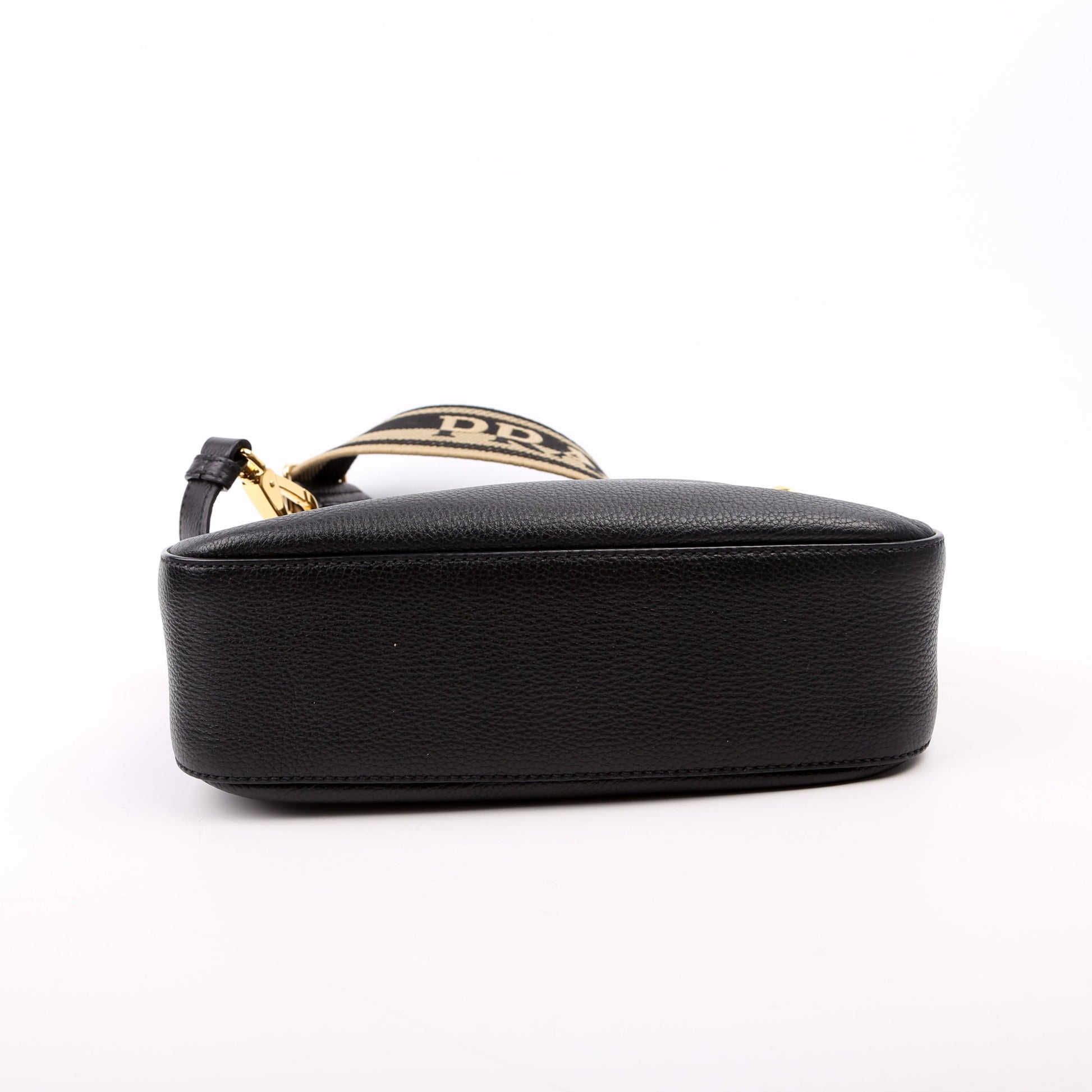 Prada Vitello Daino Soft Leather Crossbody Black Bag
