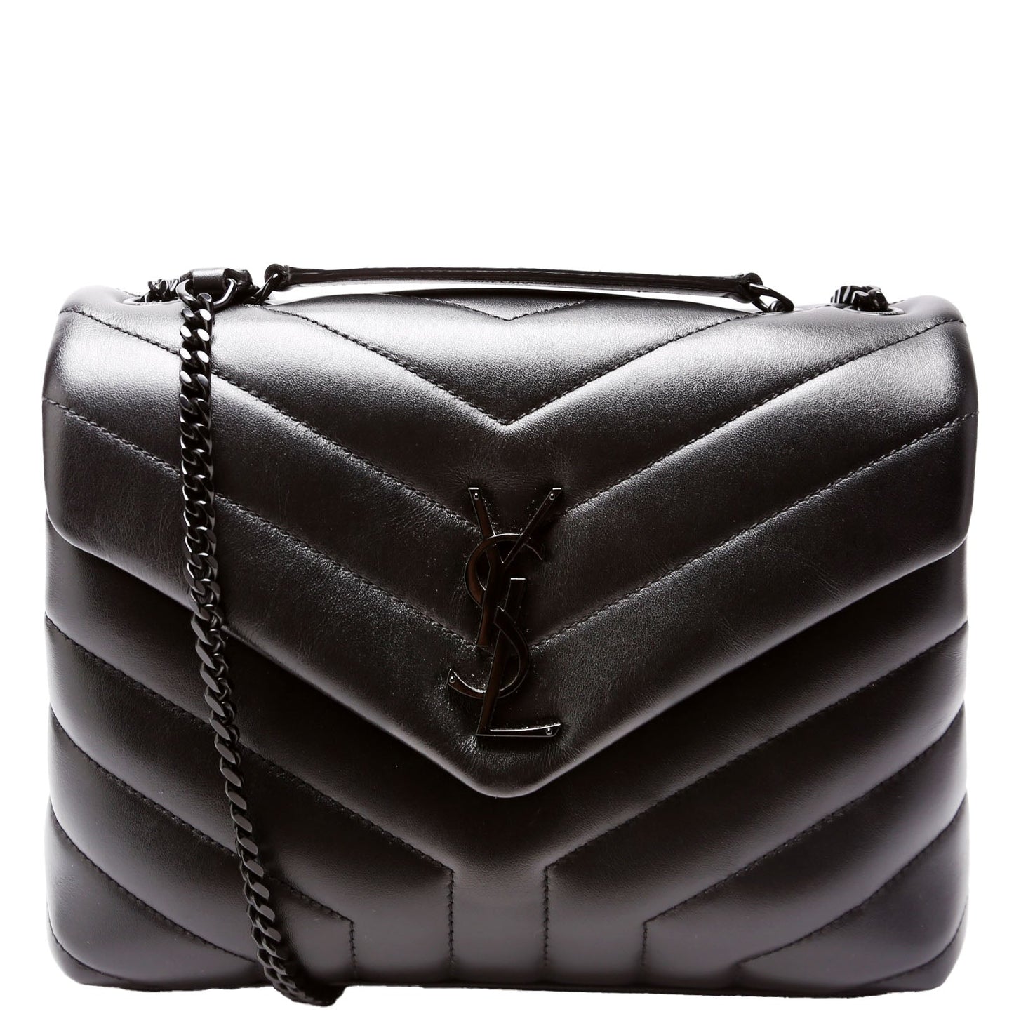 Saint Laurent LouLou Satchel Small 494699 Black Bag