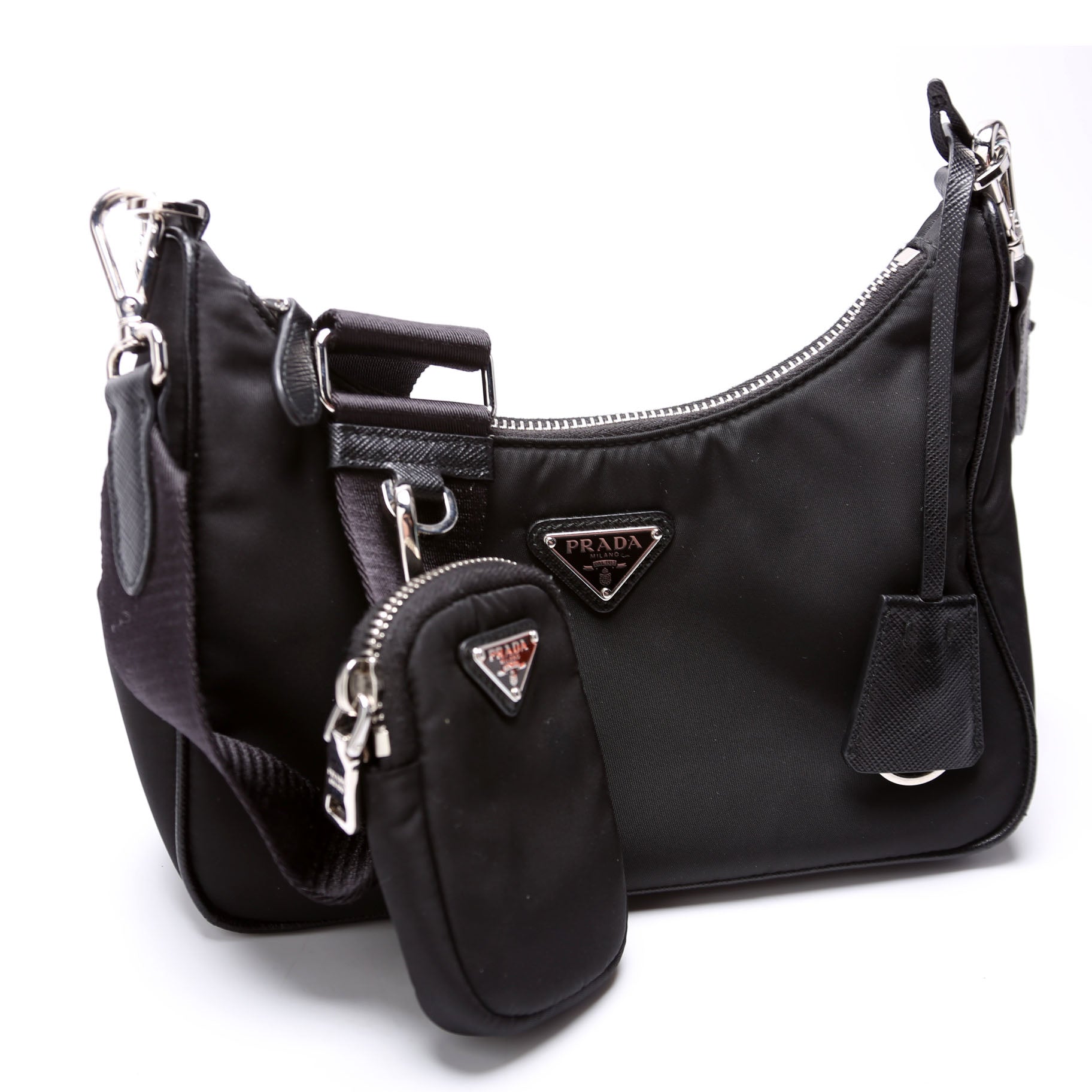 Prada Nylon Re-Edition 2005 Shoulder Black Bag