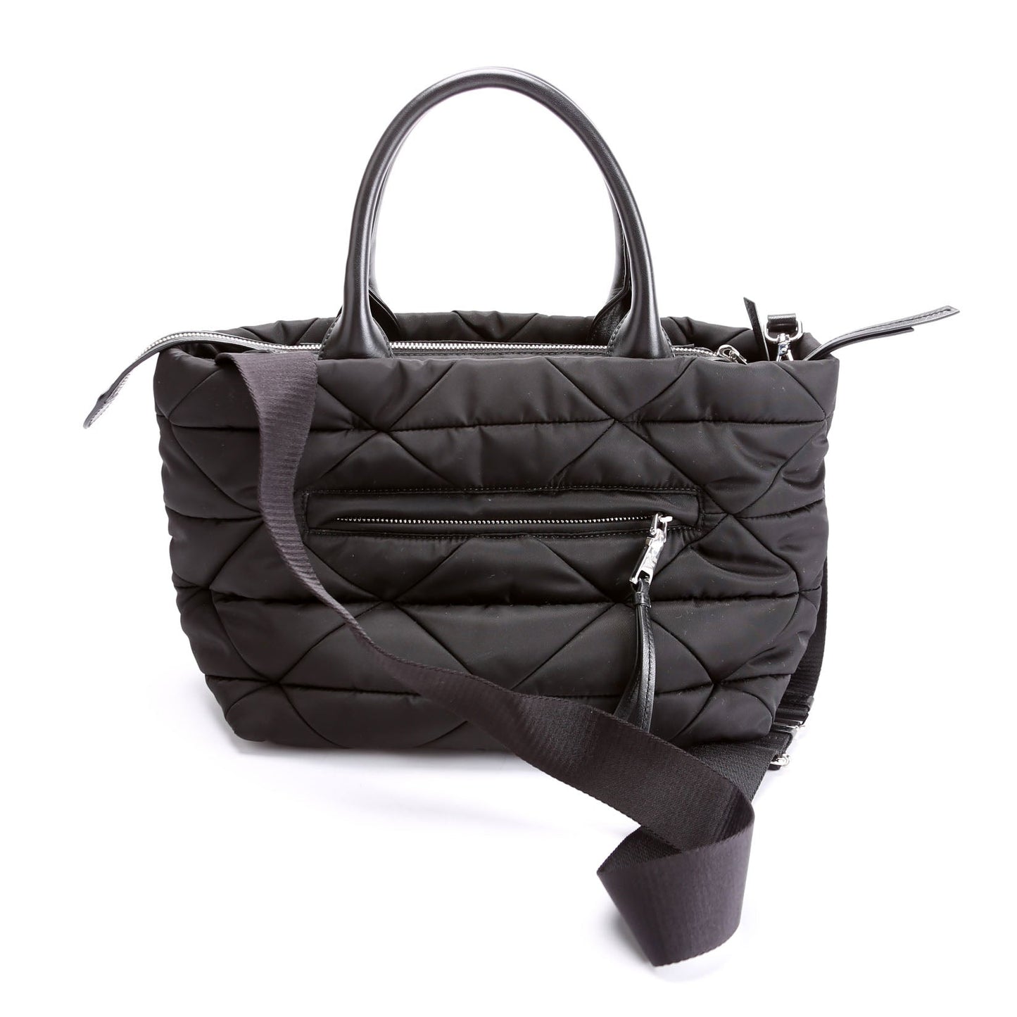 Prada Padded Re-Nylon Small Tote Black Bag