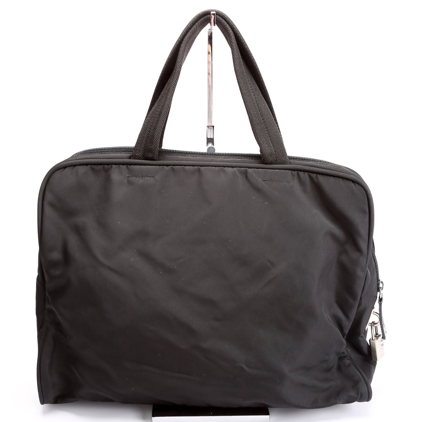 Prada Nylon Top Handle Vintage Black Bag