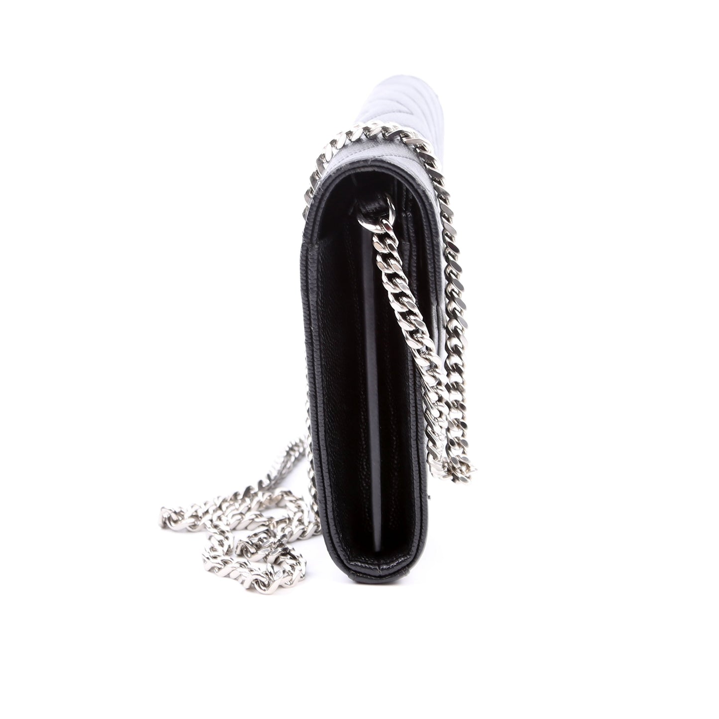 Saint Laurent Grain De Chain Wallet Black Bag