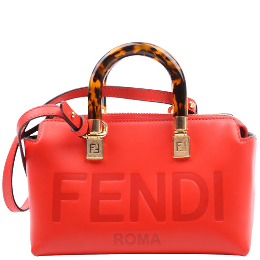 Fendi Mini By The Way Boston Red Bag