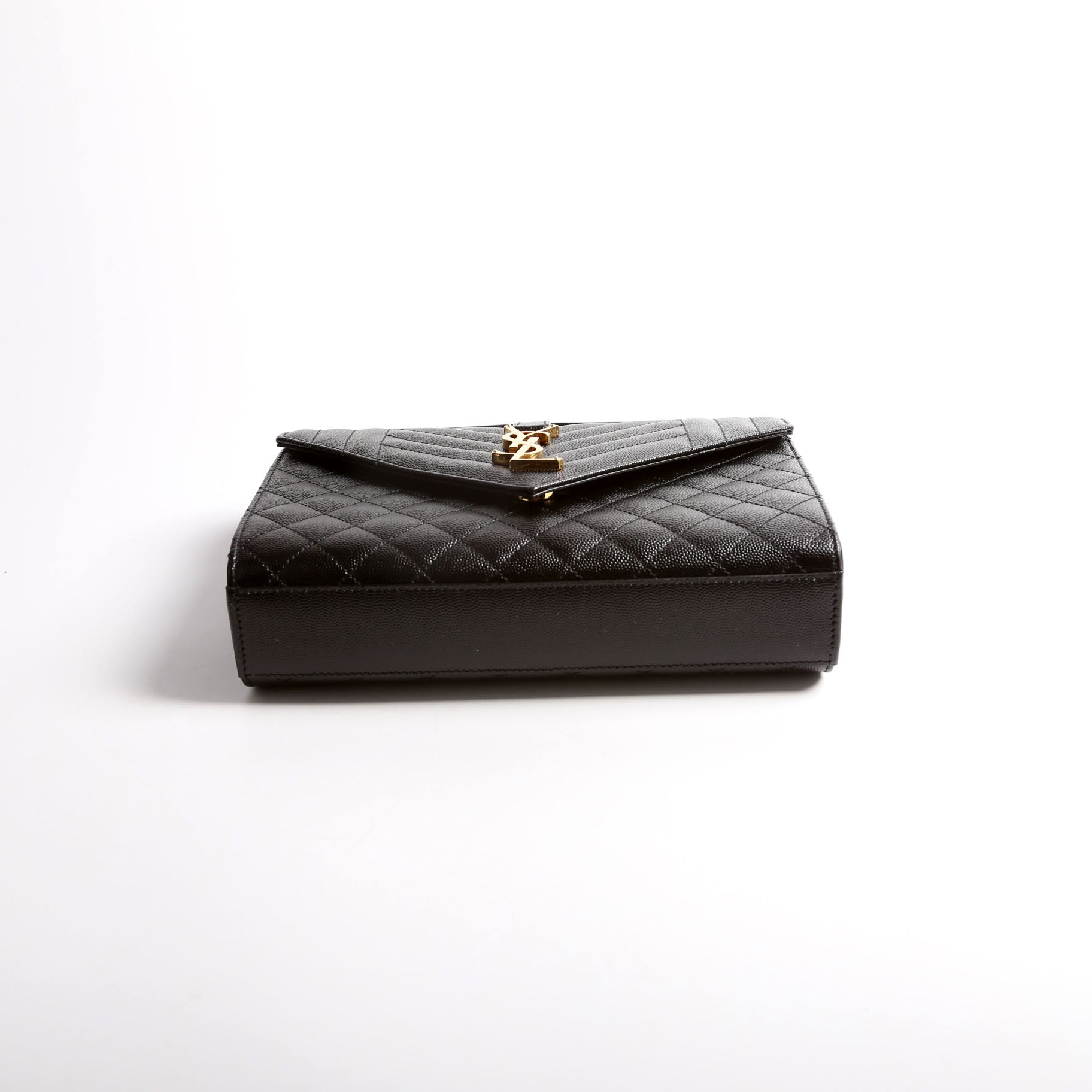 Saint Laurent Envelope Small Triquilt 600195 Black Bag